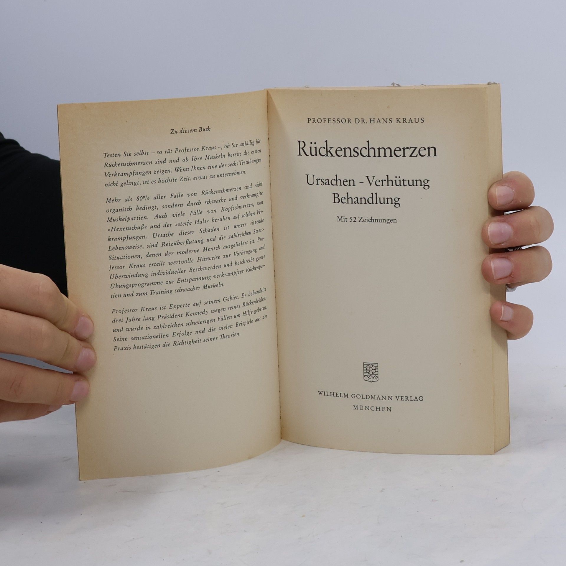 Hans Kraus Rückenschmerzen