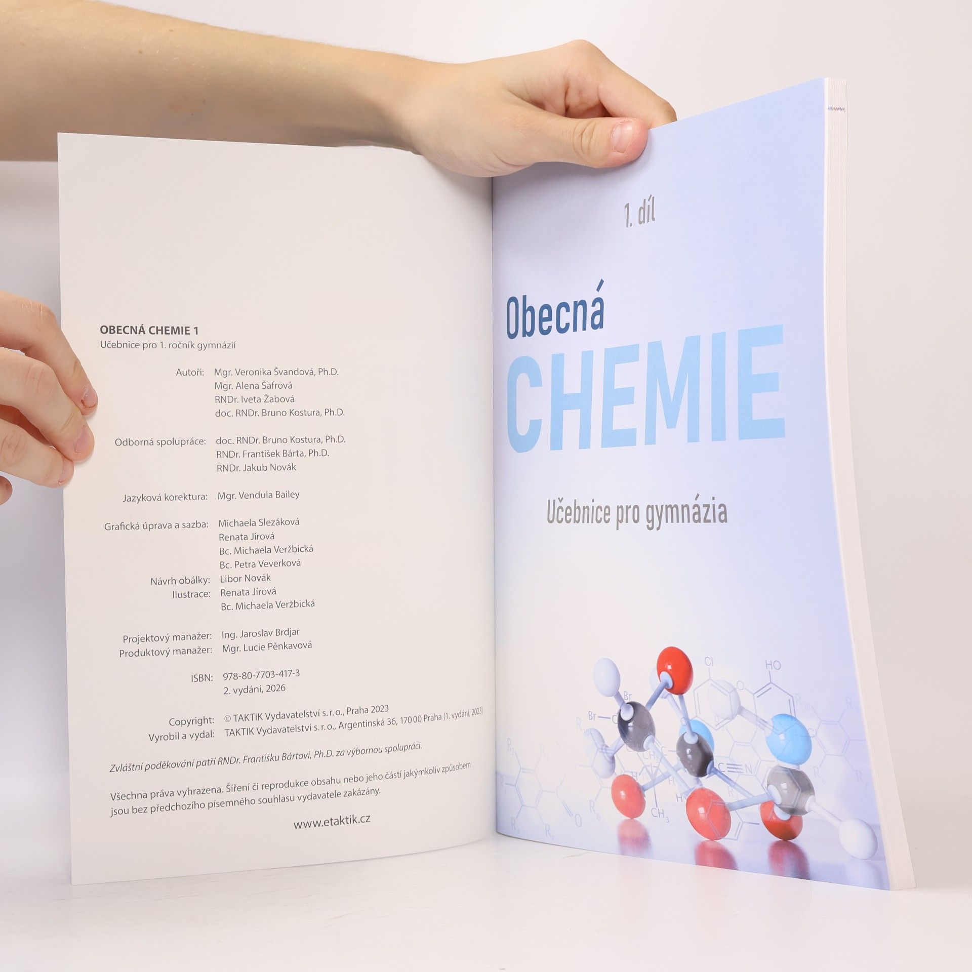 Veronika Švandová Obecná chemie 1