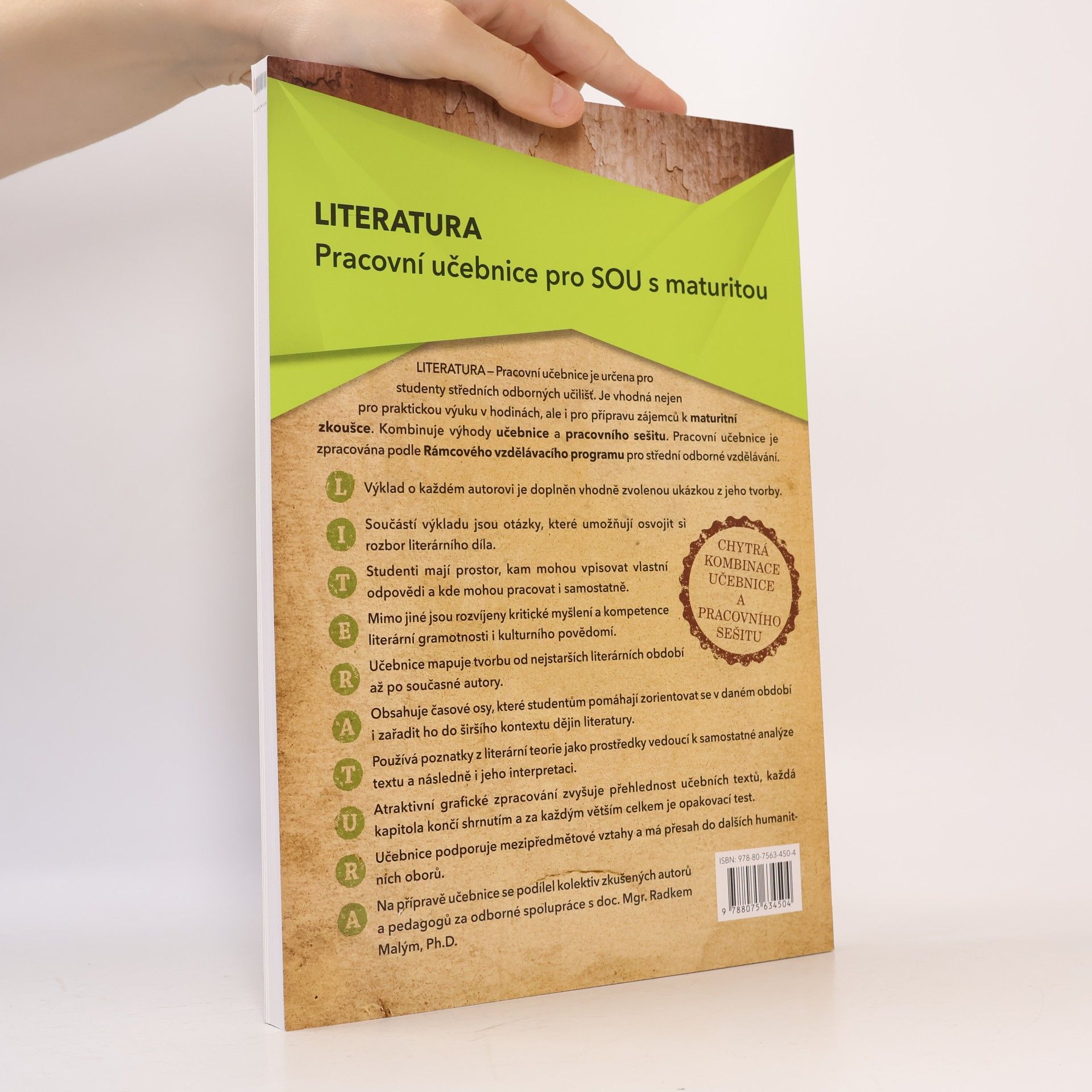 Kateřina Štrpková Literatura. Pracovní učebnice pro střední odborná učiliště s maturitou