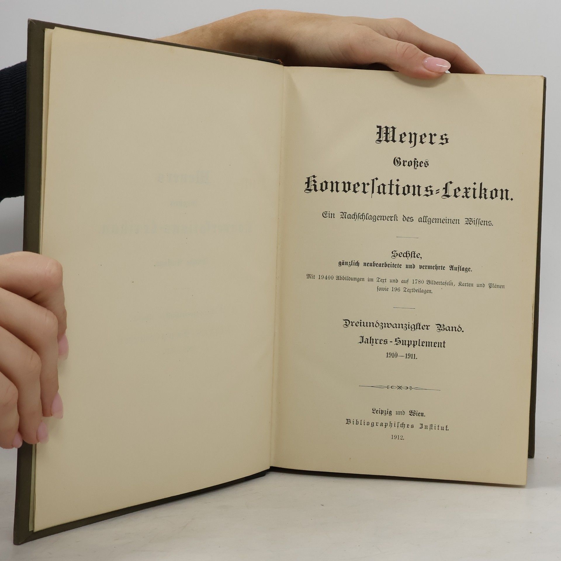 Kolektiv autorů Meyers Großes Konversations-Lexikon 23 (Jahres-Supplement 1910-1911)
