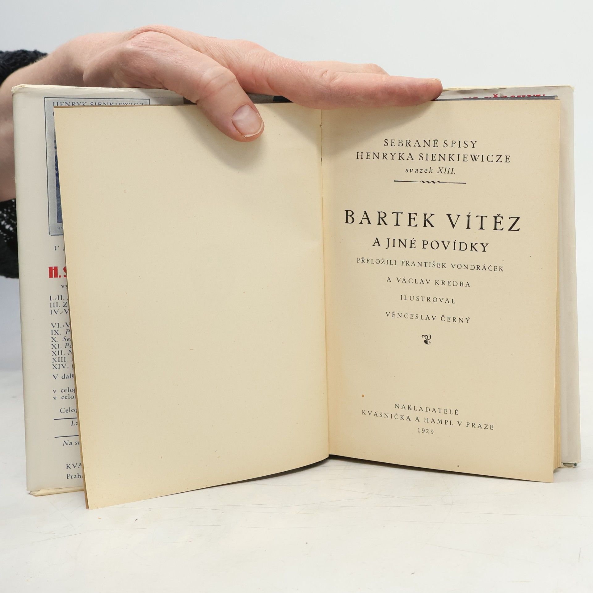 Henryk Sienkiewicz Bartek vítěz a jiné povídky