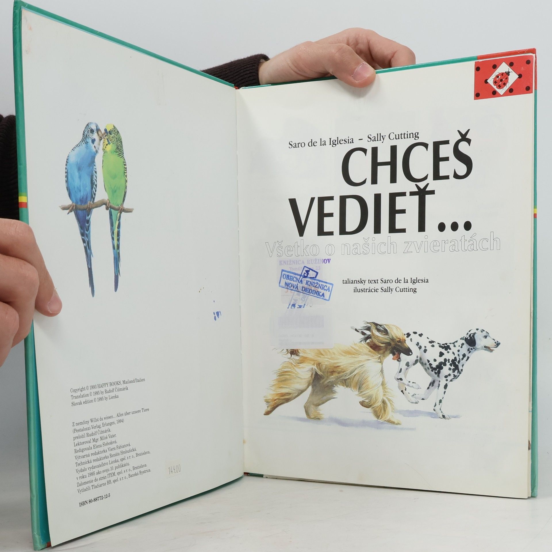 Saro de la Iglesia Chceš vedieť - Všetko o našich zvieratách