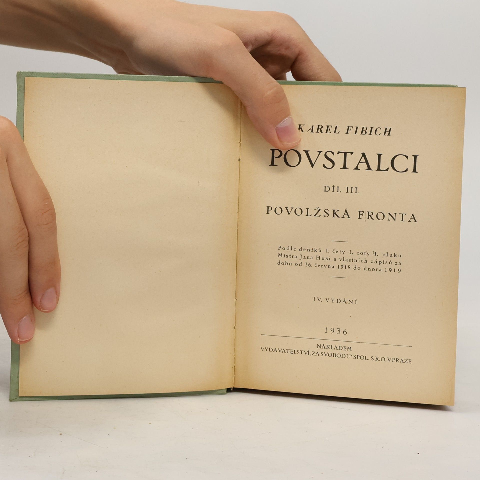 Karel Fibich Povstalci 3.