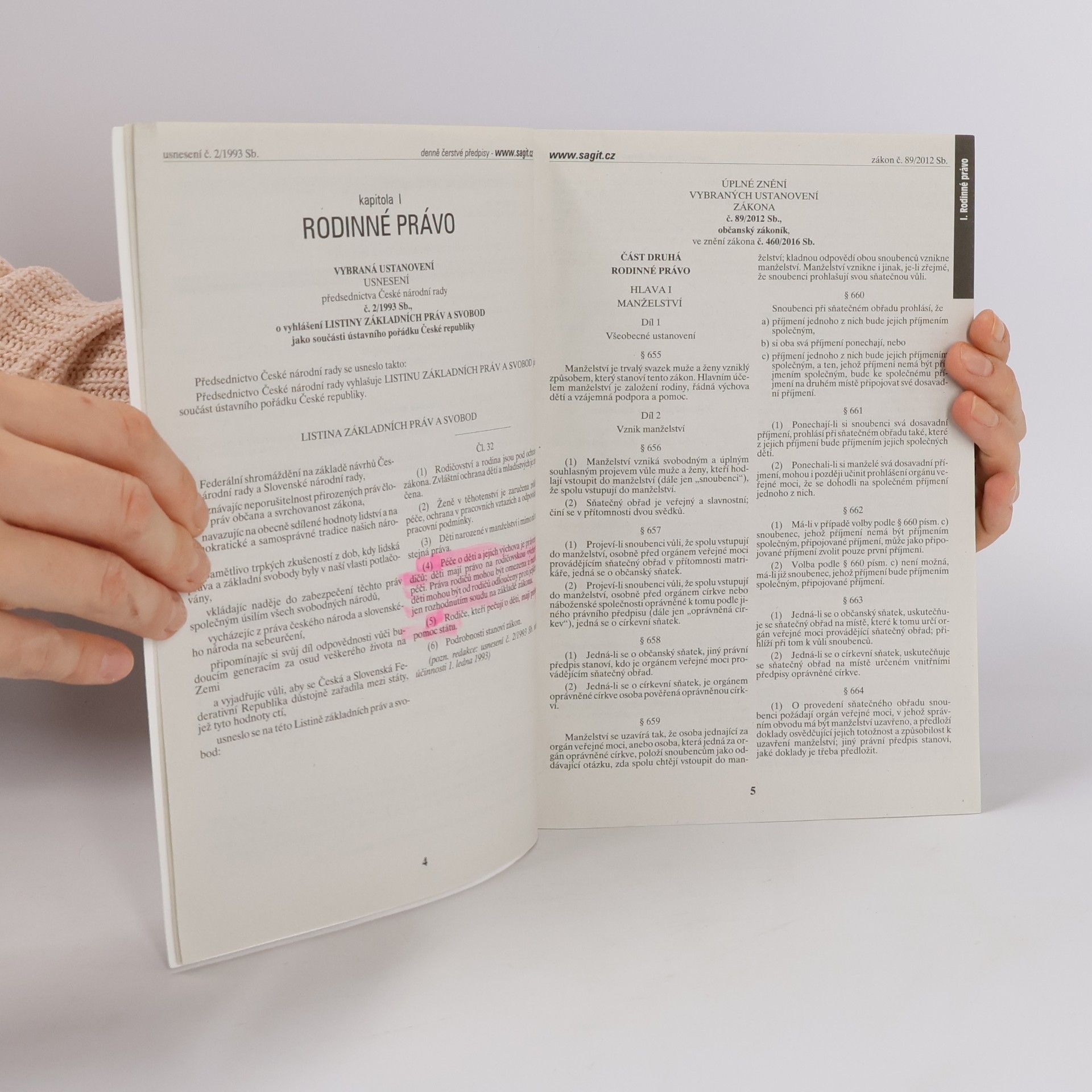 Autorenkollektiv Rodinné právo ; Sociálně-právní ochrana dětí ; Mezinárodněprávní ochrana dítěte ; Registrované partnerství