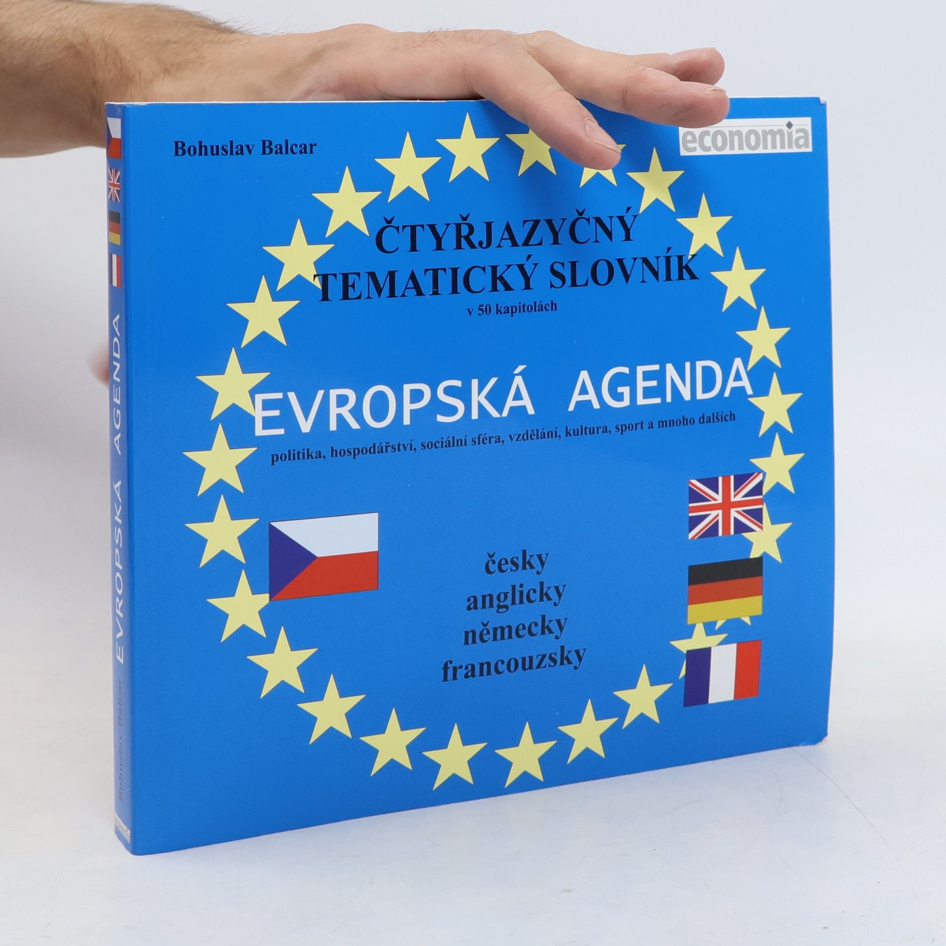Čtyřjazyčný tematický slovník v 50 kapitolách. Evropská agenda