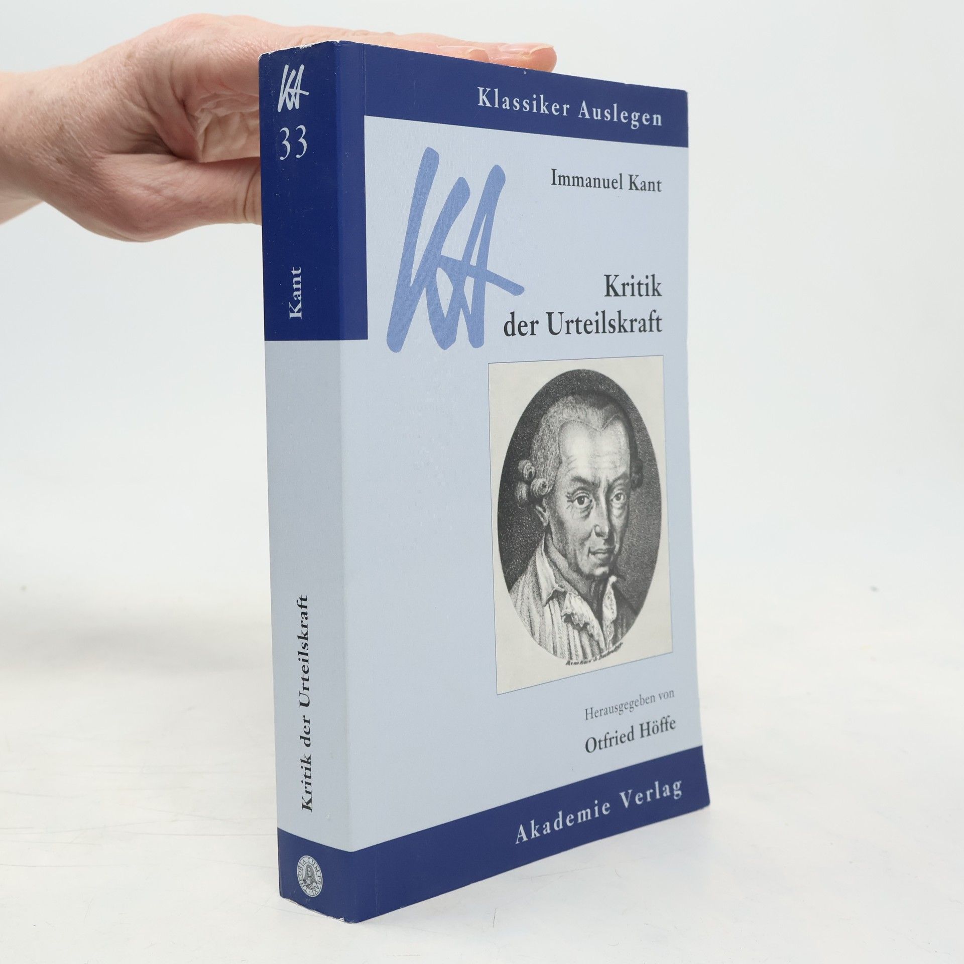 Klassiker Auslegen - 33: Immanuel Kant, Kritik der Urteilskraft