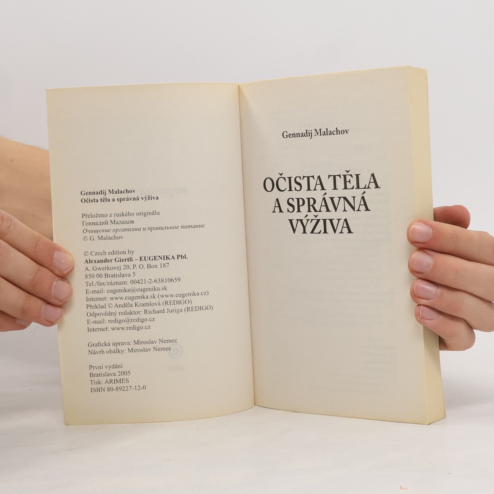 Gennadij Petrovič Malachov Očista těla a správná výživa