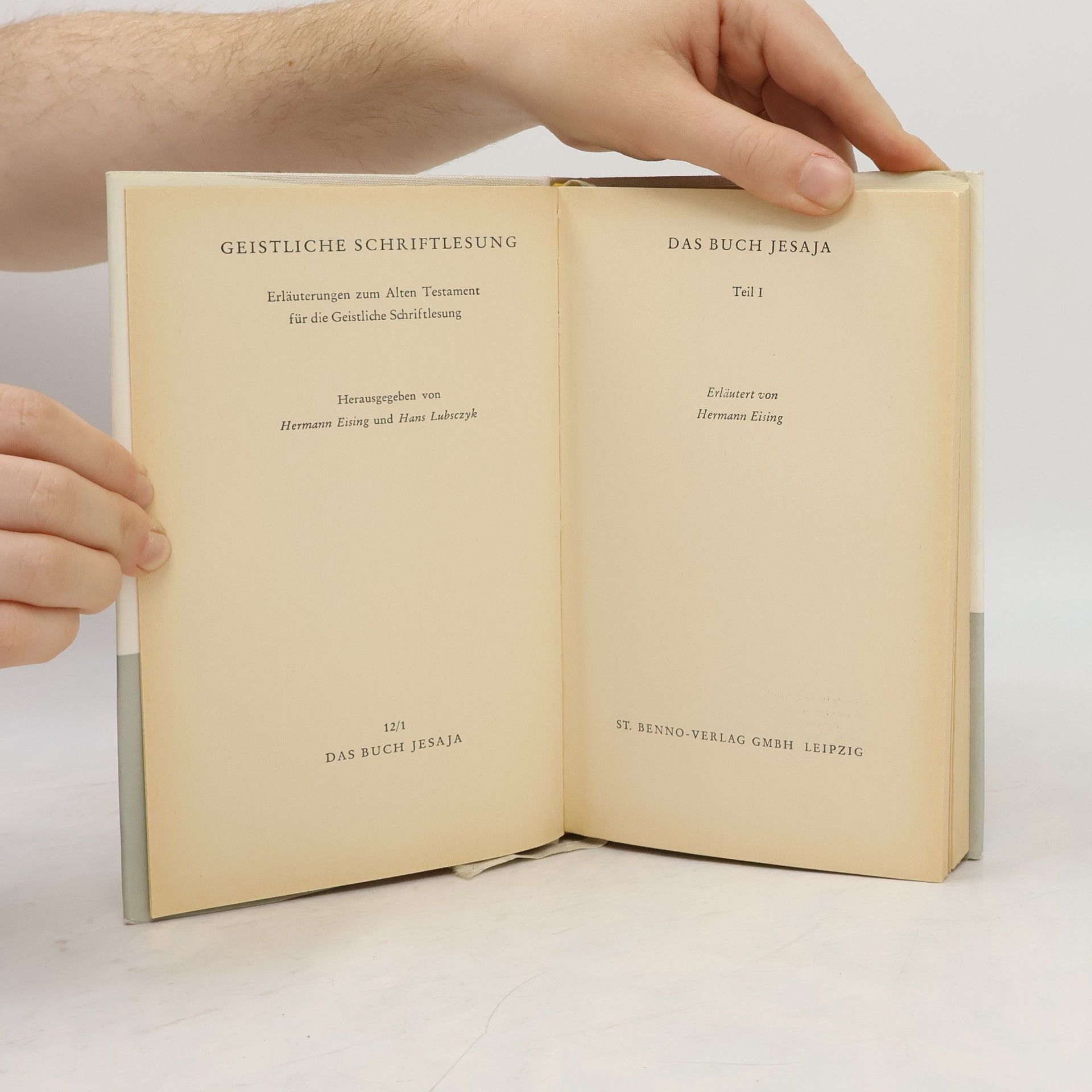 Hermann Eising Das Buch Jesaja