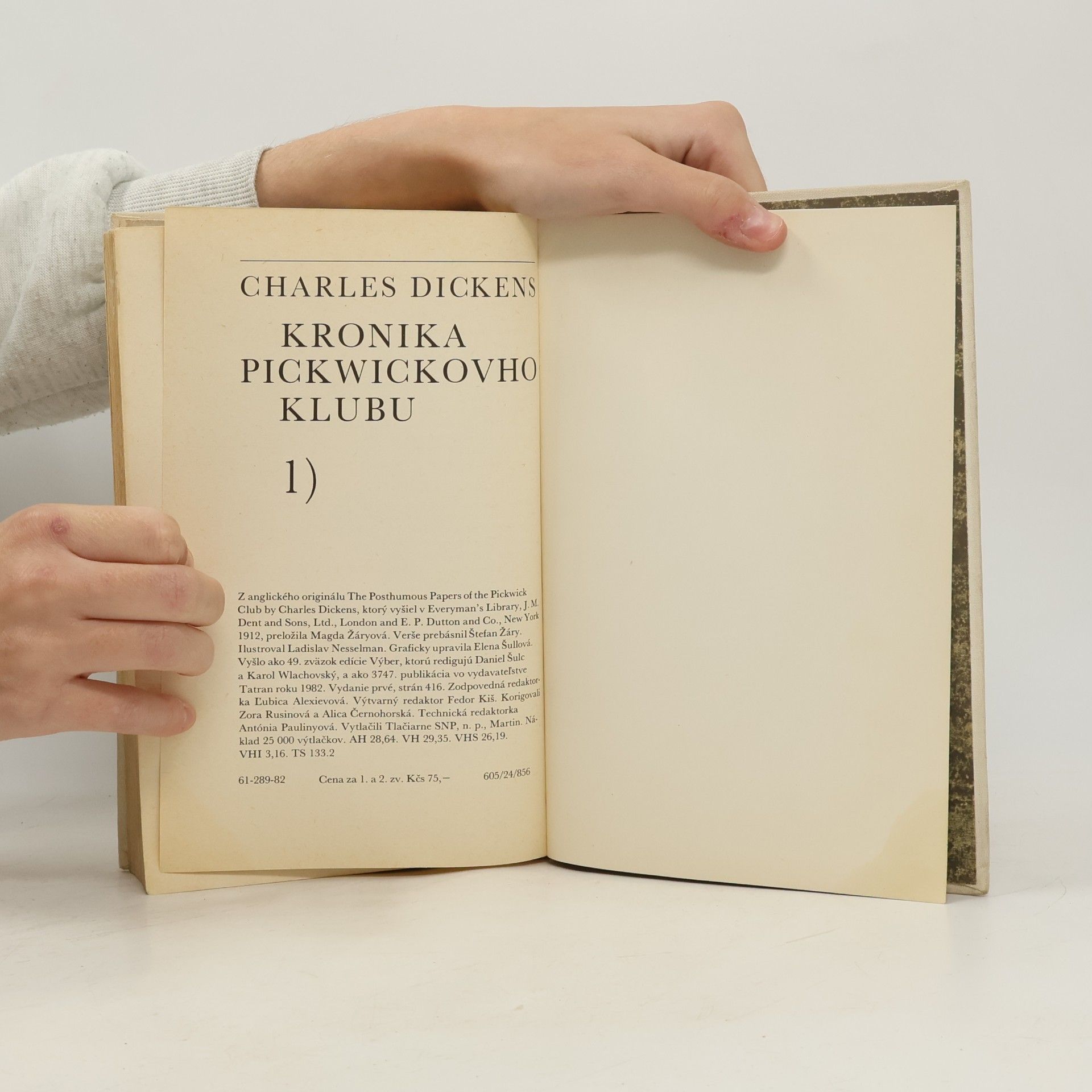 Charles Dickens Kronika Pickwickova klubu 1
