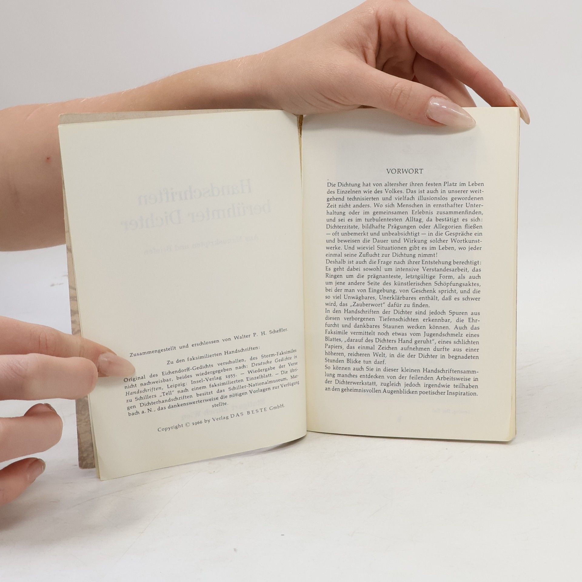 Various authors Handschriften berühmter Dichter