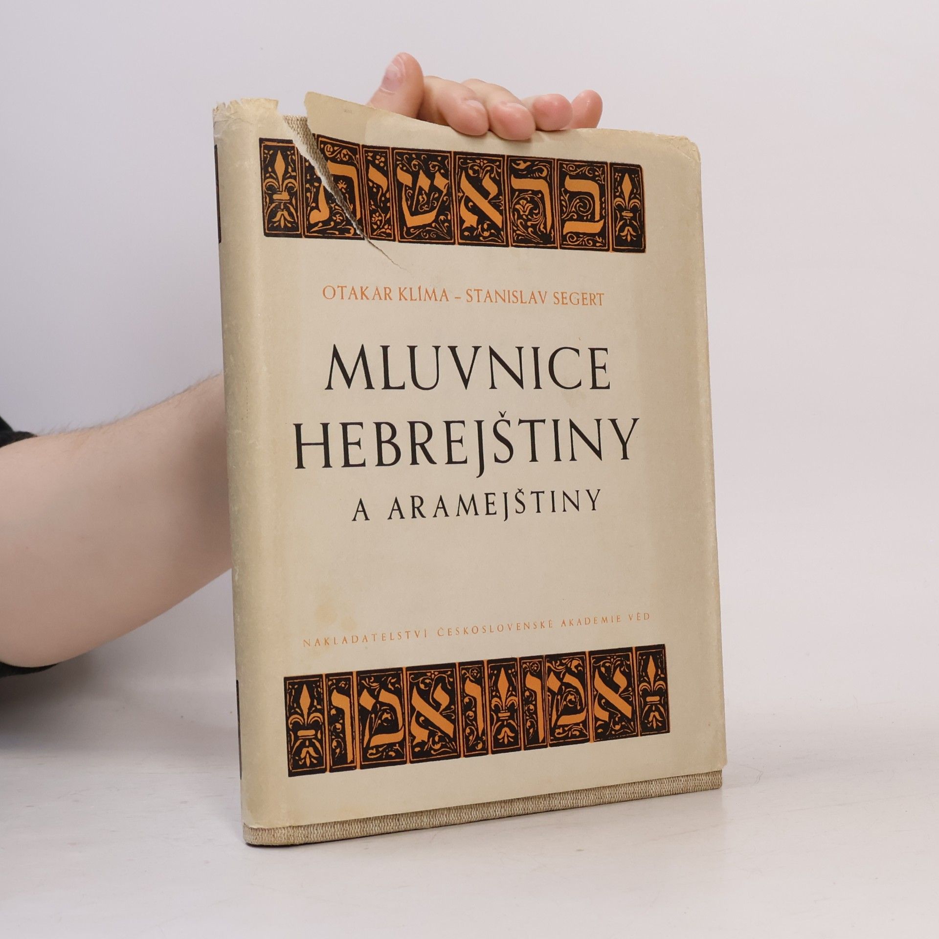 Stanislav Segert Mluvnice hebrejštiny a aramejštiny