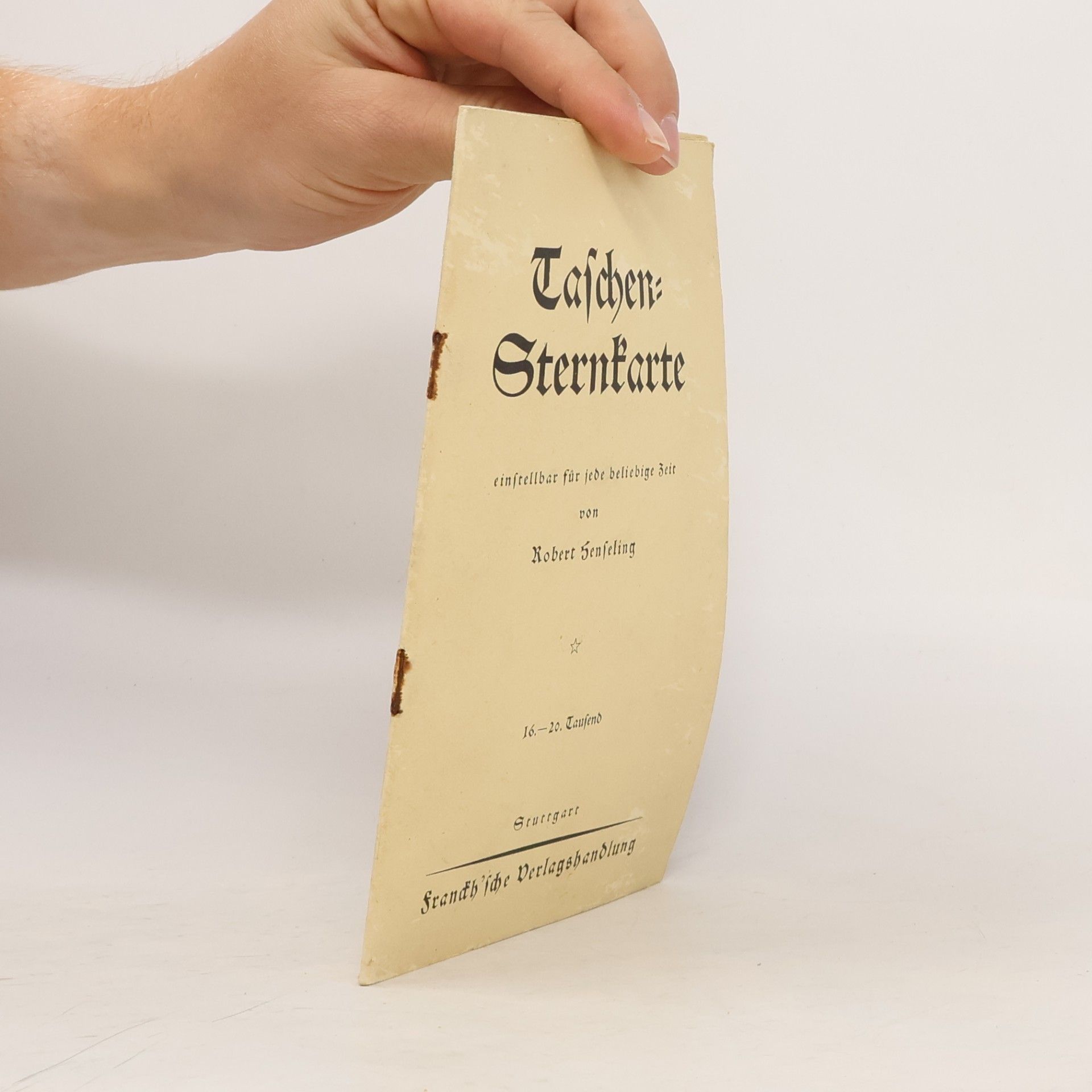 Taschen-Sternkarte einstellbar für jede beliebige Zeit