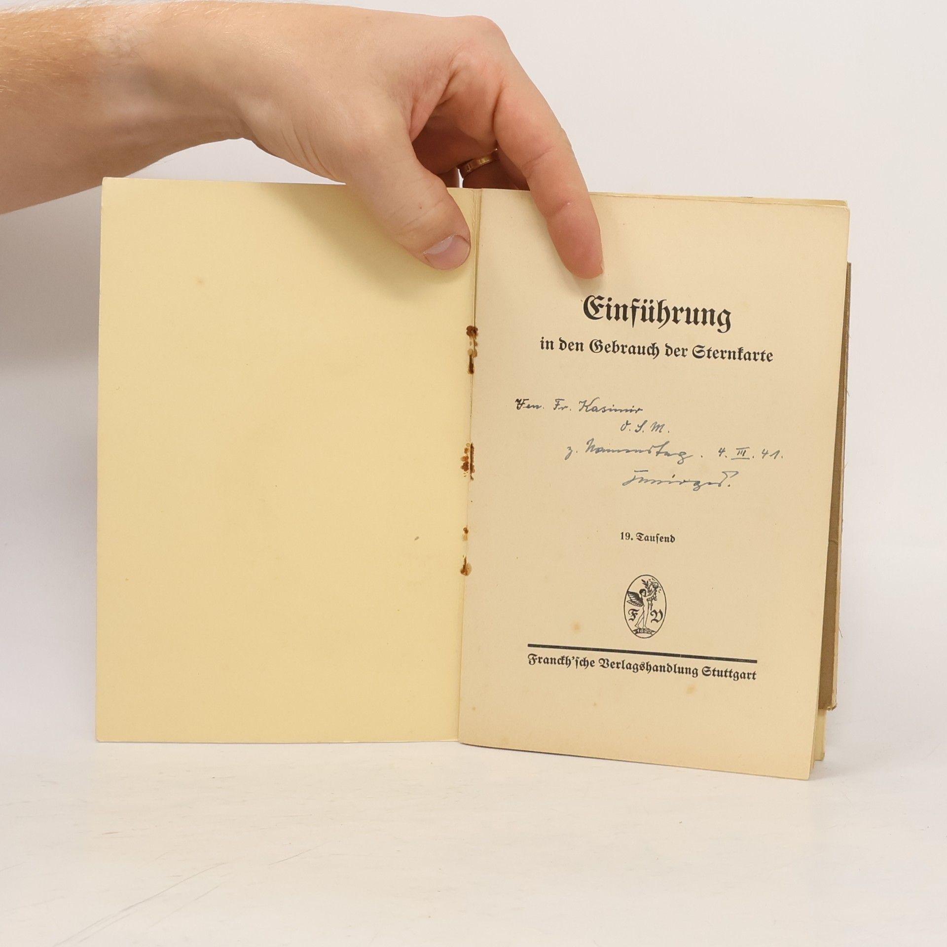 Robert Henseling Taschen-Sternkarte einstellbar für jede beliebige Zeit