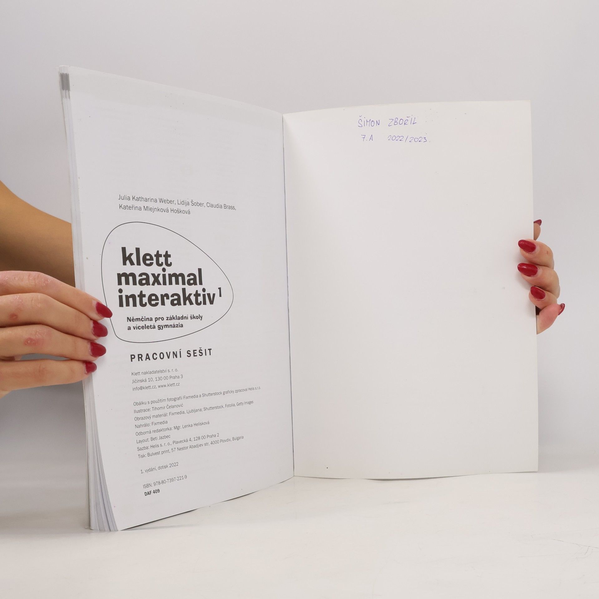 Julia Katharina Weber Klett maximal interaktiv 1: pracovní sešit