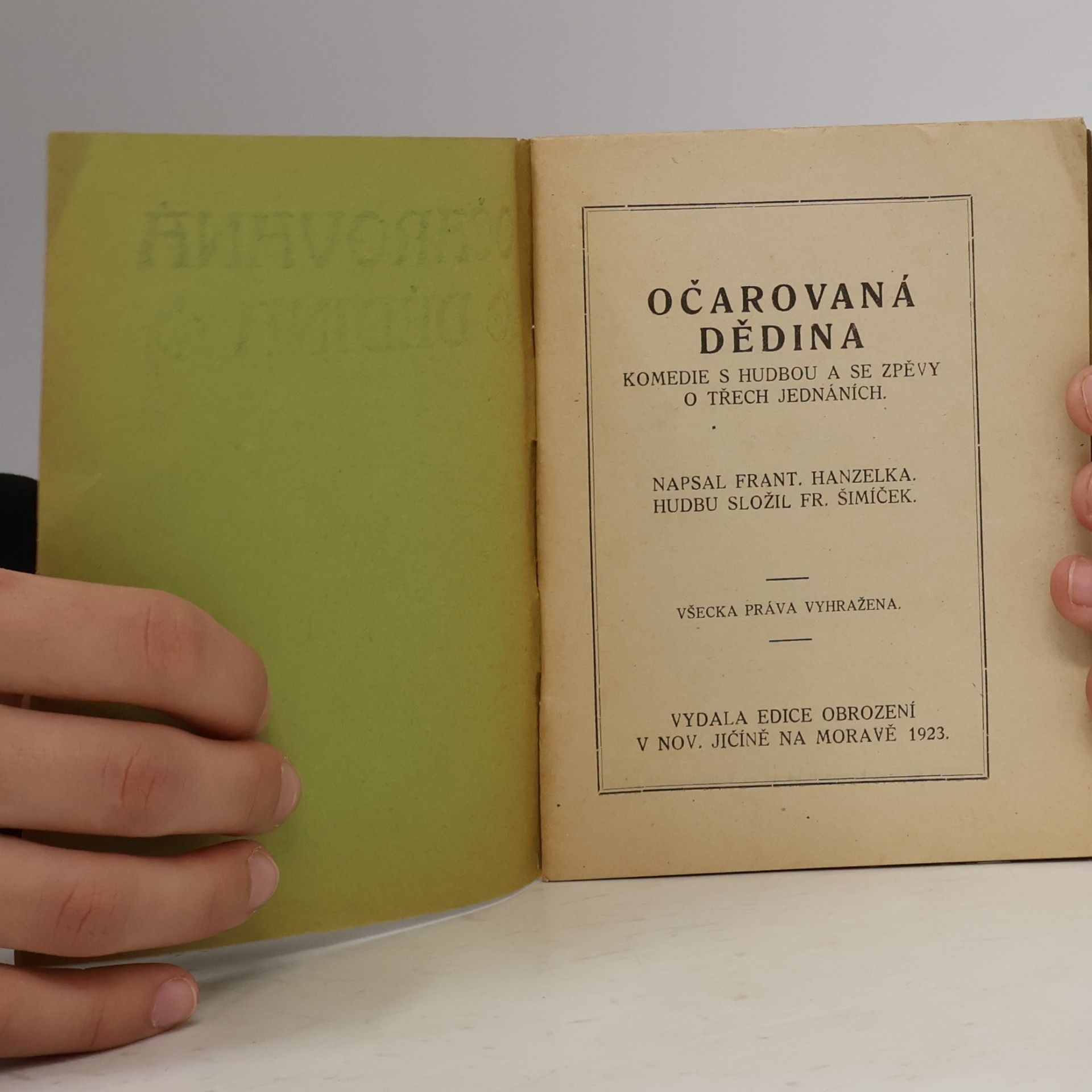 Frant. Hanzelka Očarovaná dědina