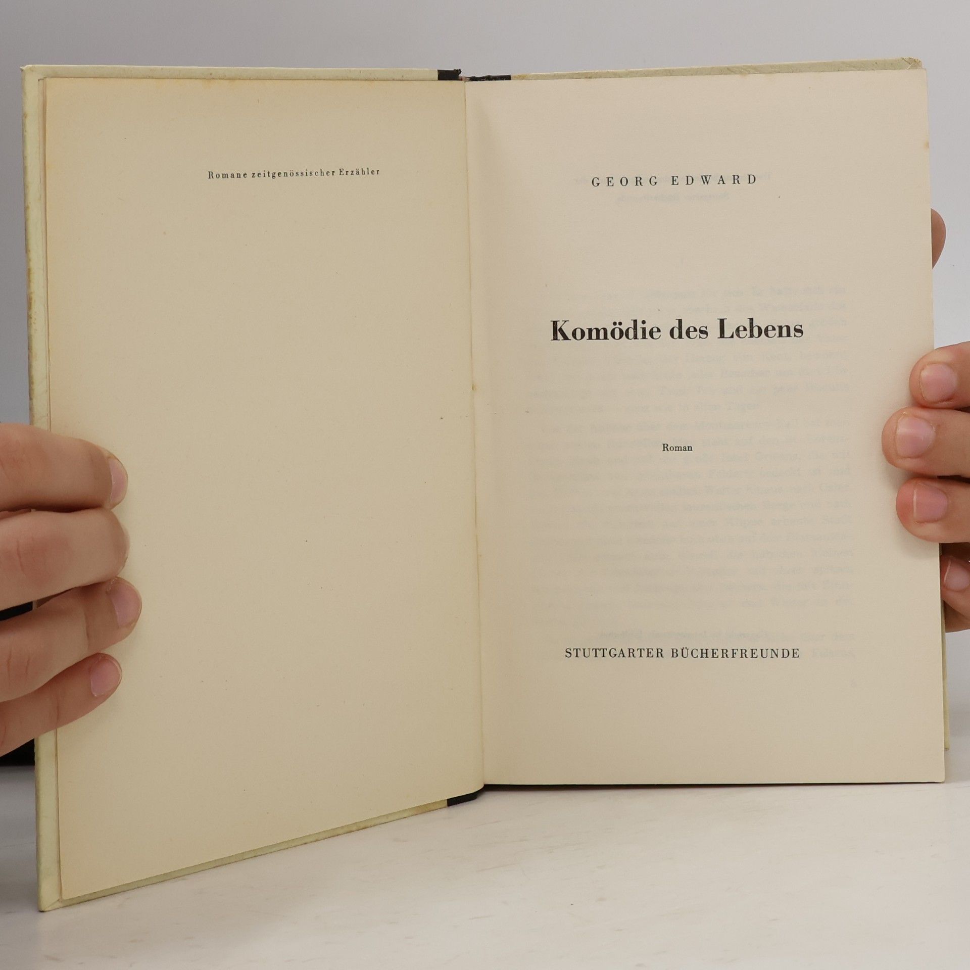 Georg Edward Komödie des Lebens