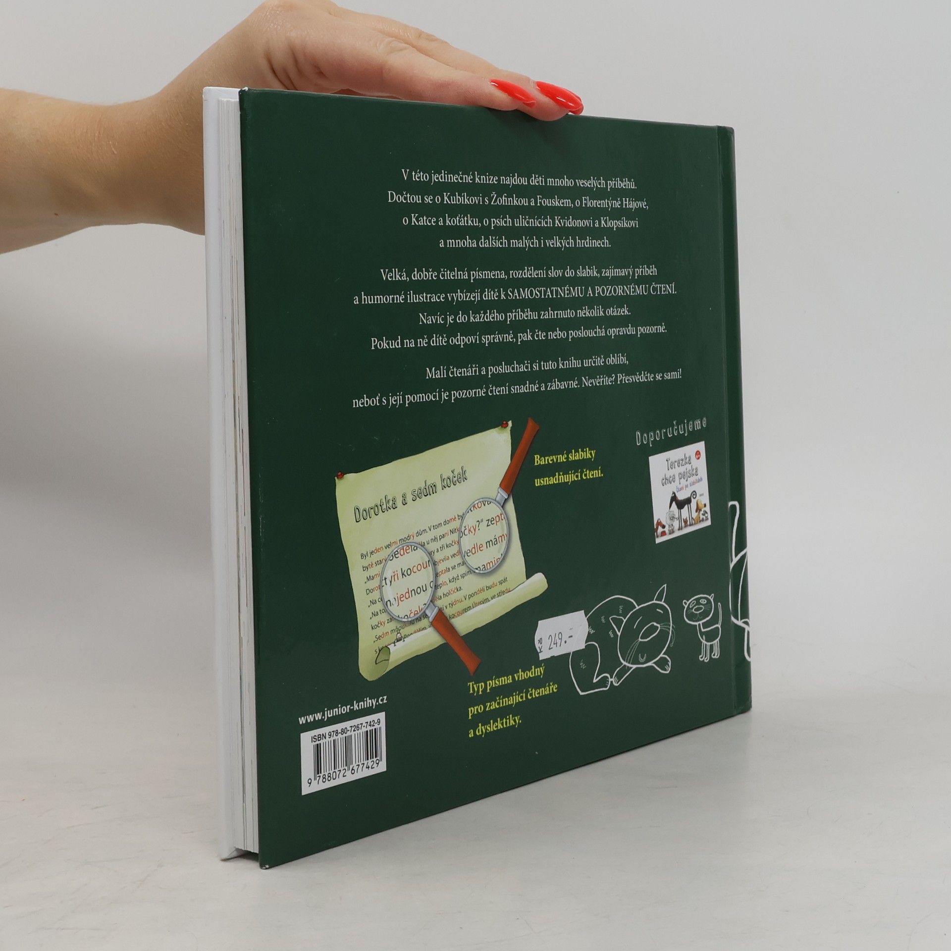Joanna Krzyżanek Dorotka a sedm koček : pozorné čtení (po slabikách)
