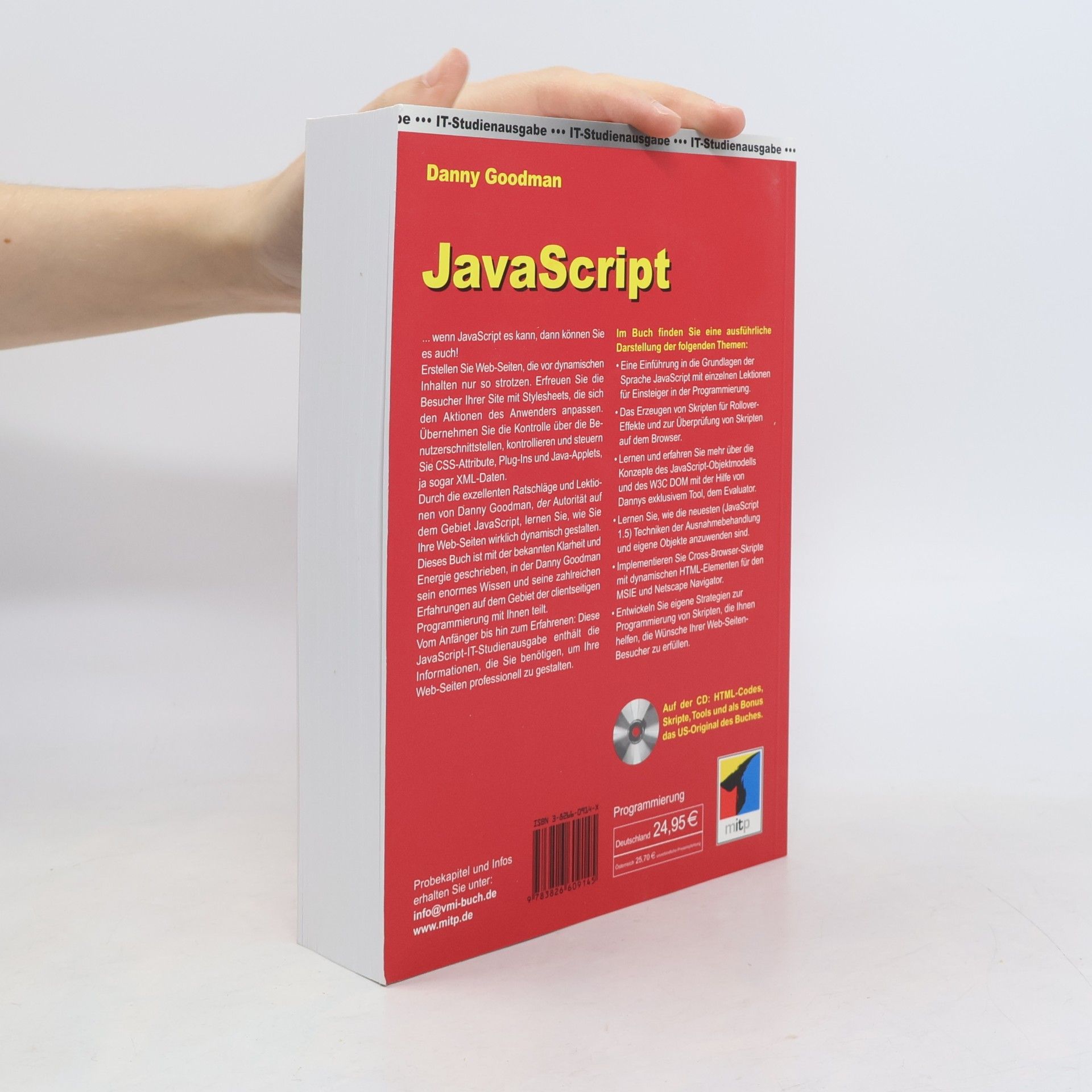 Danny Goodman JavaScript. IT-Studienausgabe. m. CD-ROM