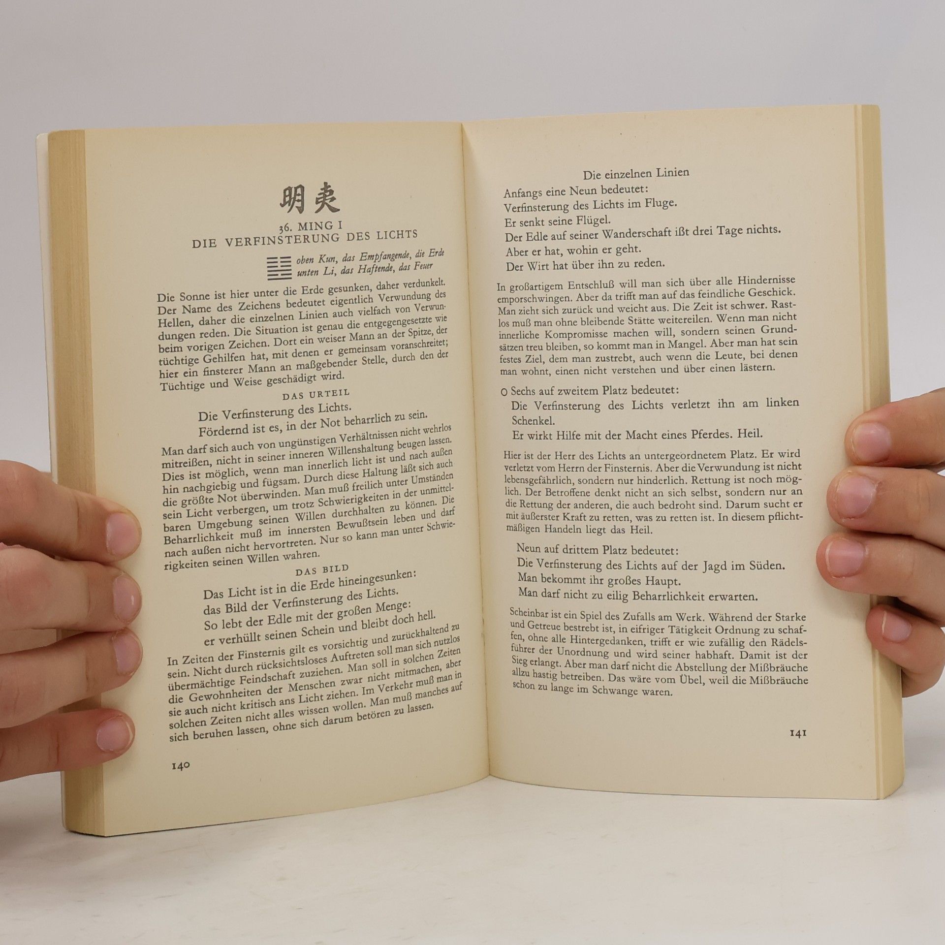 Richard Wilhelm I Ging. Text und Materialien