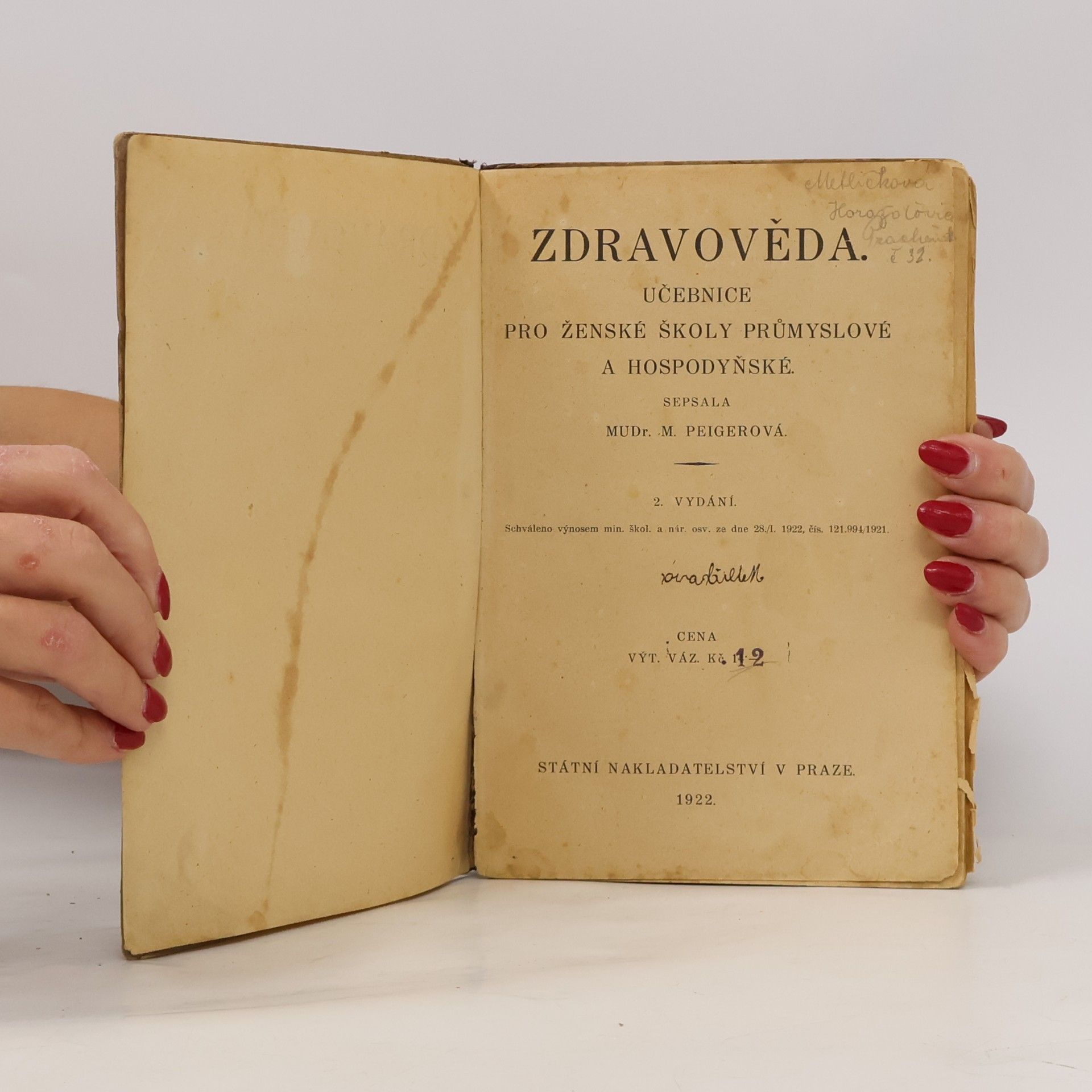 Mudr. M. Peigerová Zdravověda
