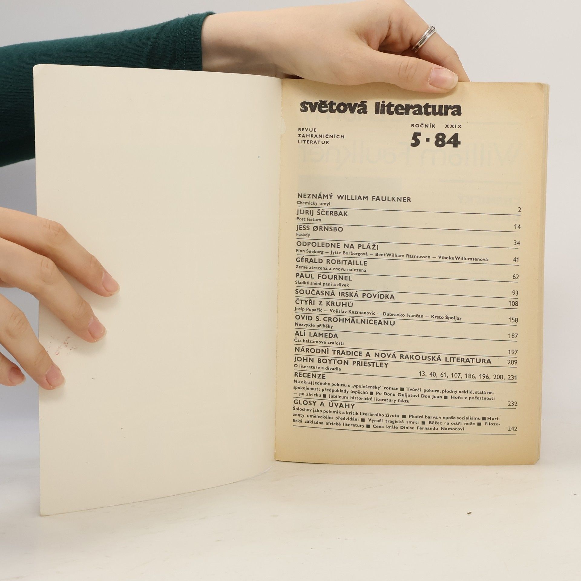 kolektiv Světová literatura 5/84