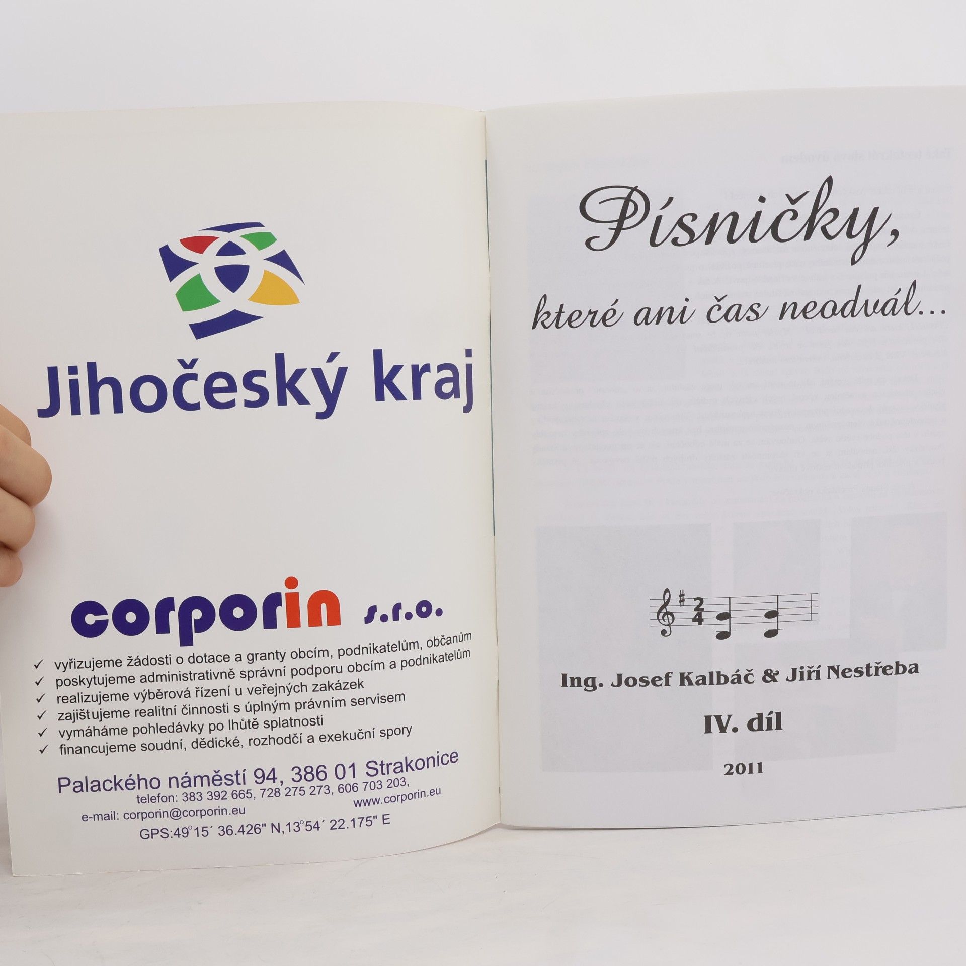 Josef Kalbáč Písničky, které ani čas neodvál IV. díl