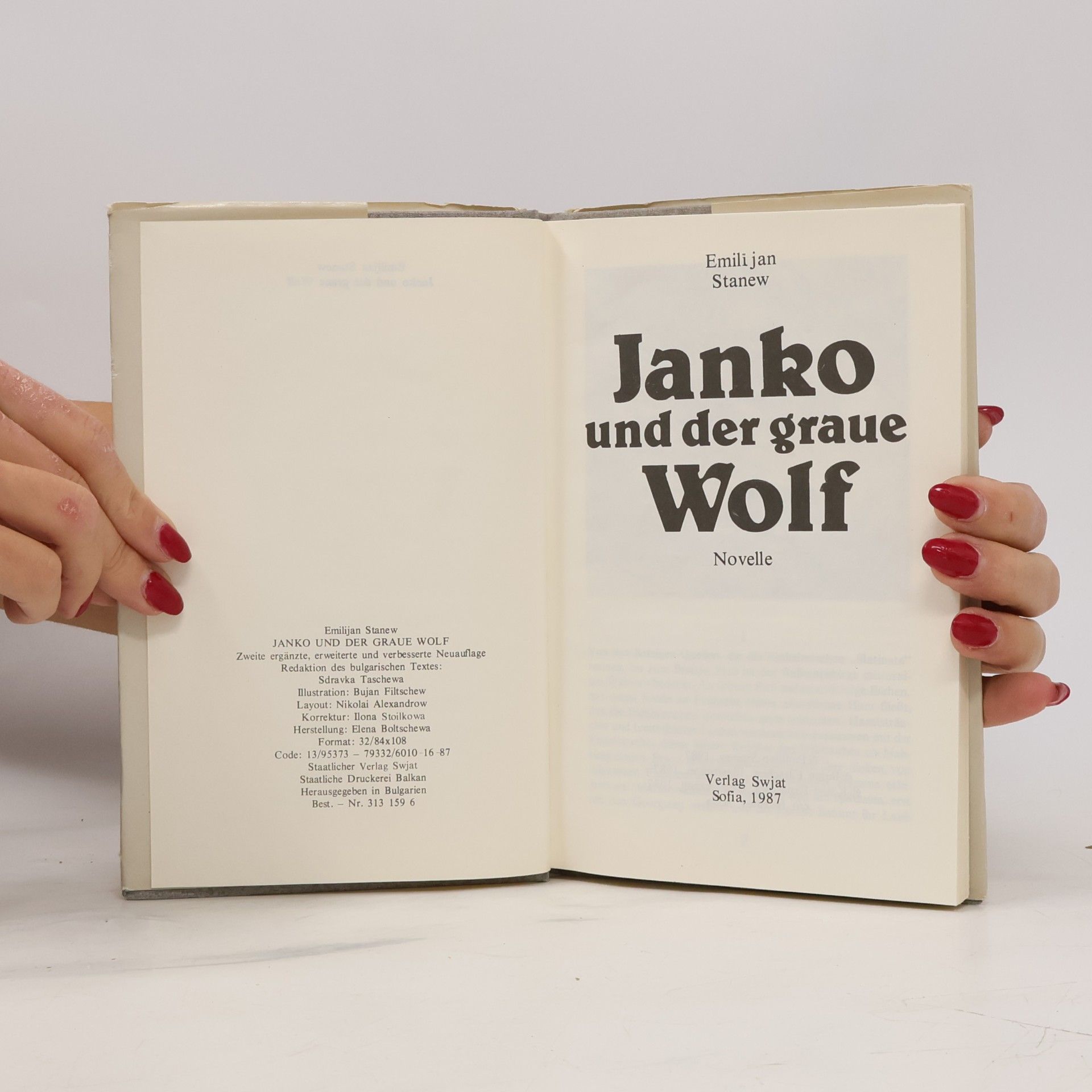 Emilijan Stanev Janko und der graue Wolf