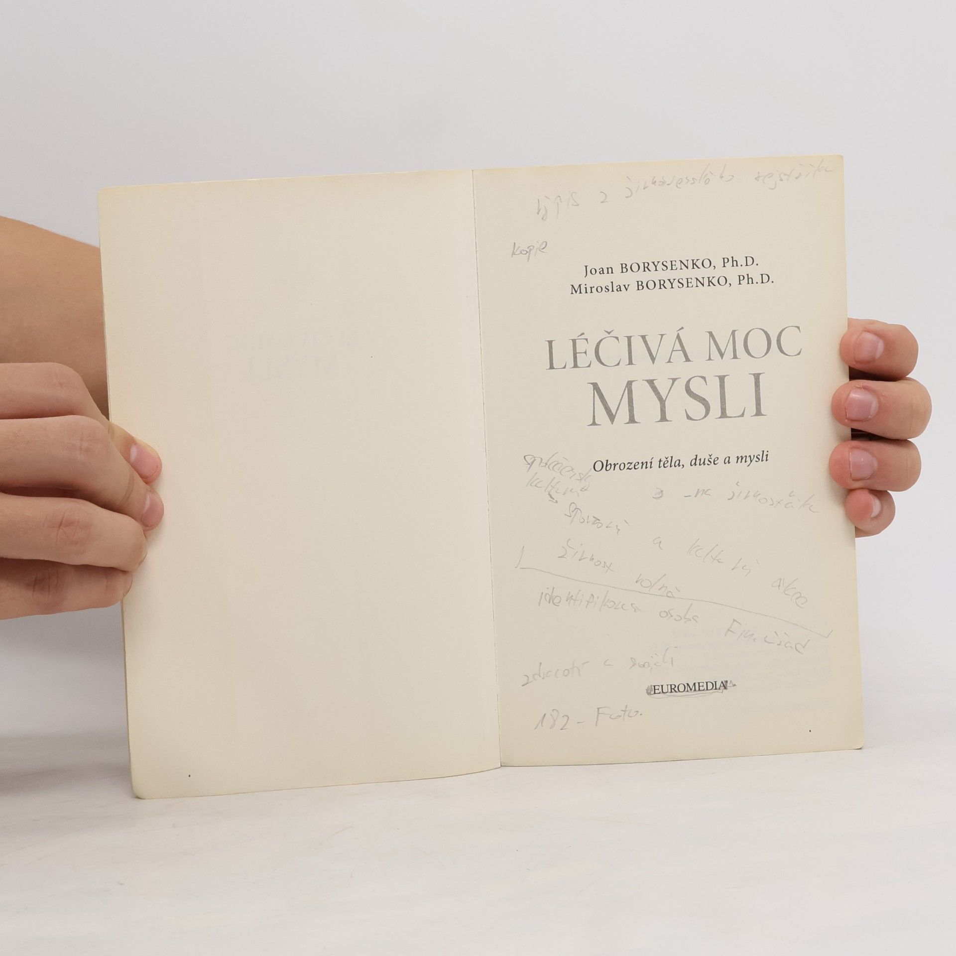 Joan Borysenko Léčivá moc mysli
