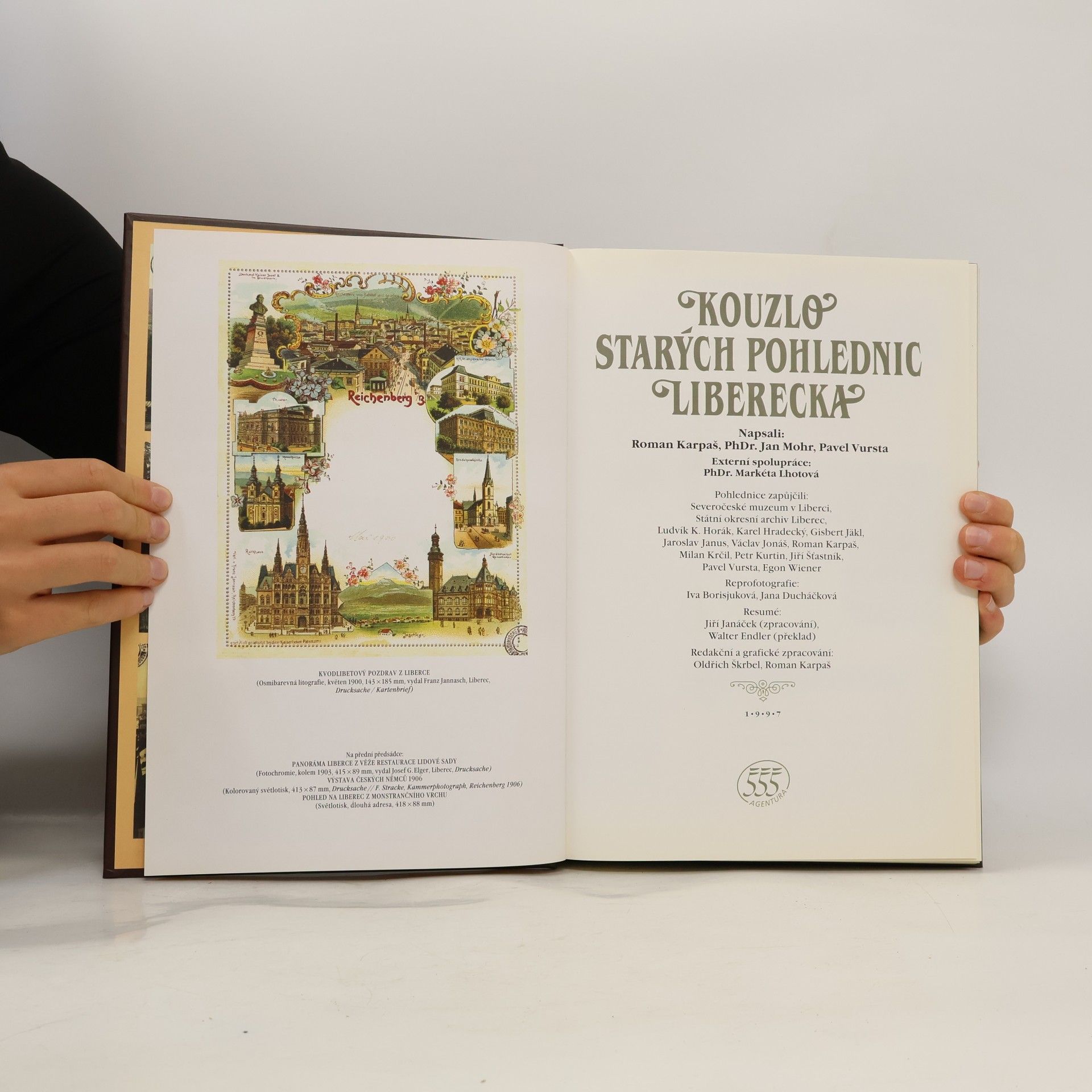 Various authors Kouzlo starých pohlednic Liberecka