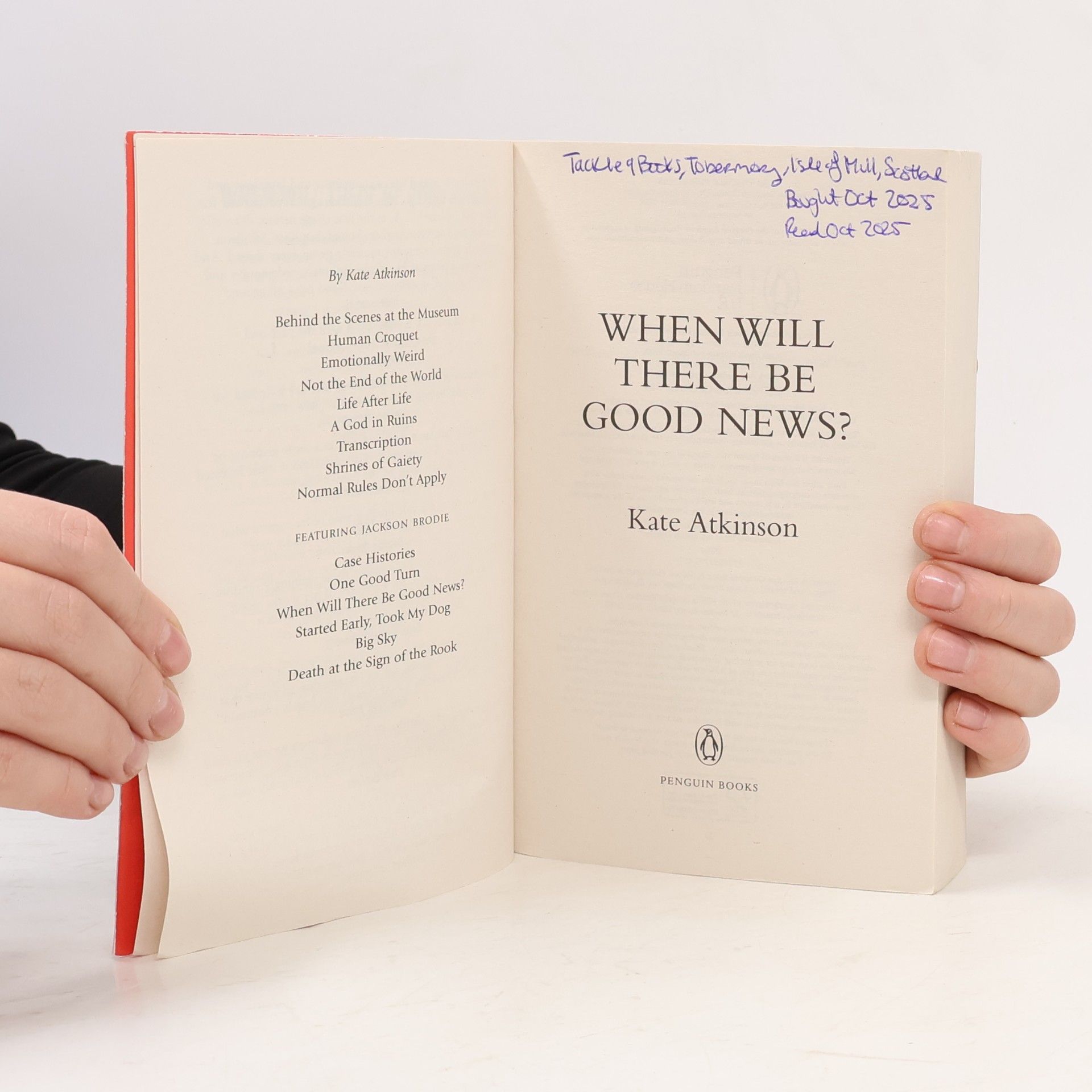 Kate Atkinson When Will There Be Good News?