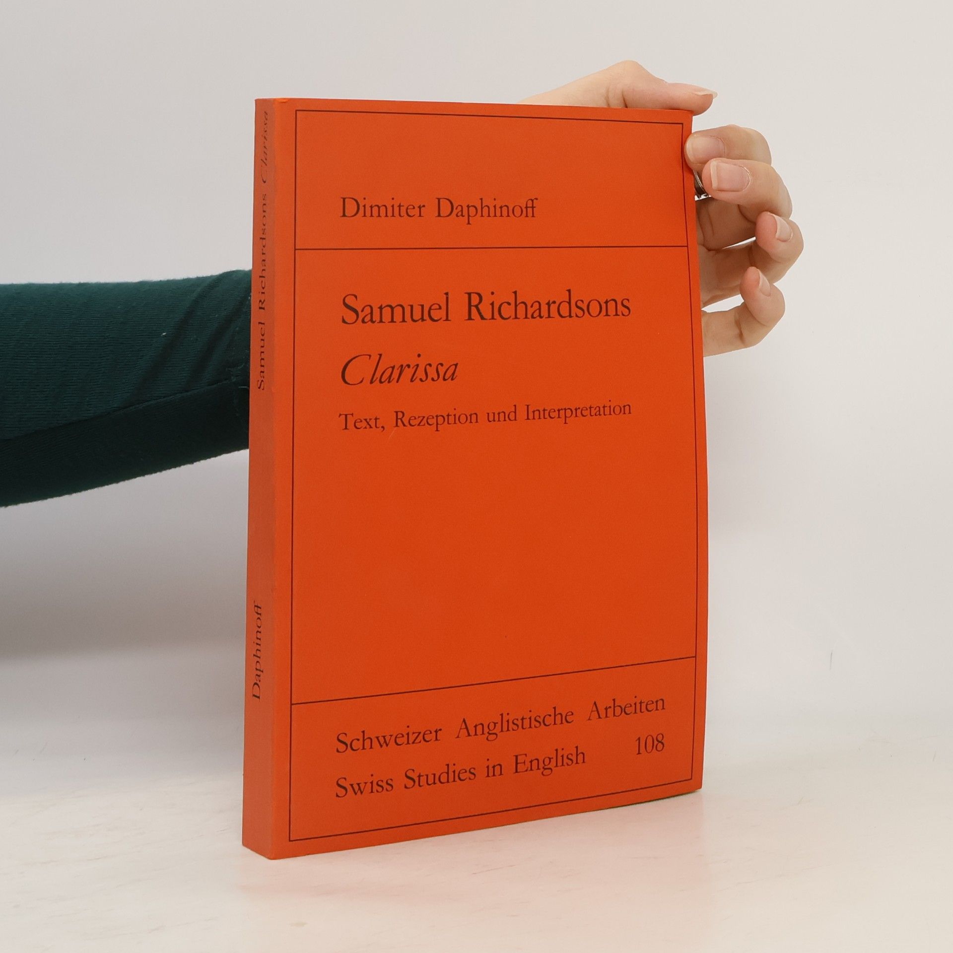 Dimiter Daphinoff Samuel Richardsons Clarissa