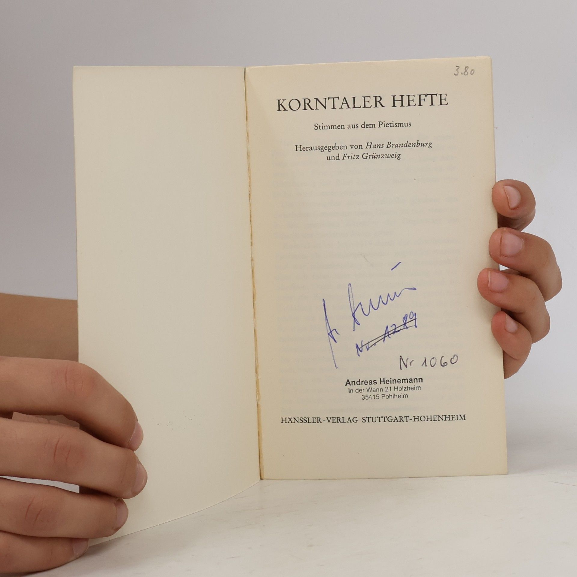 Hans Brandenburg Büchsel und Frommel
