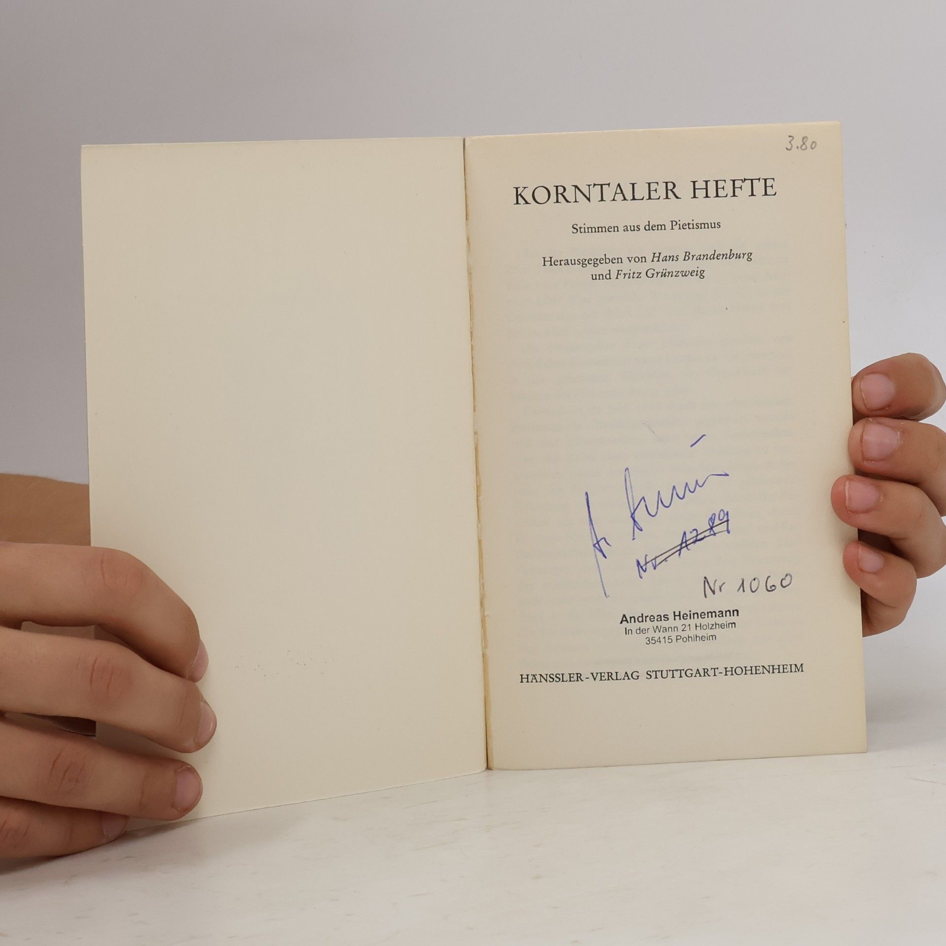 Hans Brandenburg Büchsel und Frommel