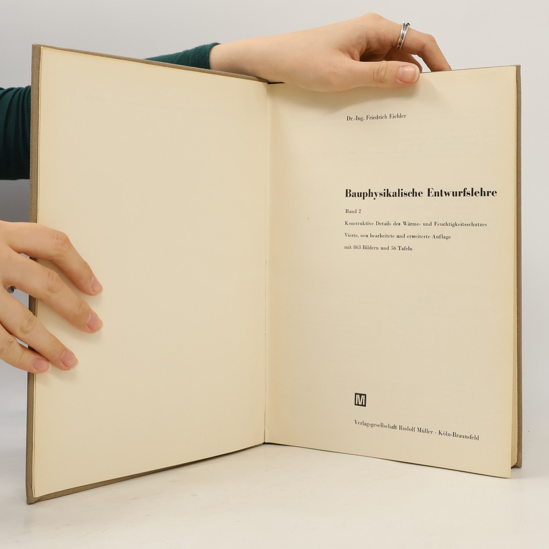 Friedrich Eichler Bauphysikalische Entwurfslehre 2