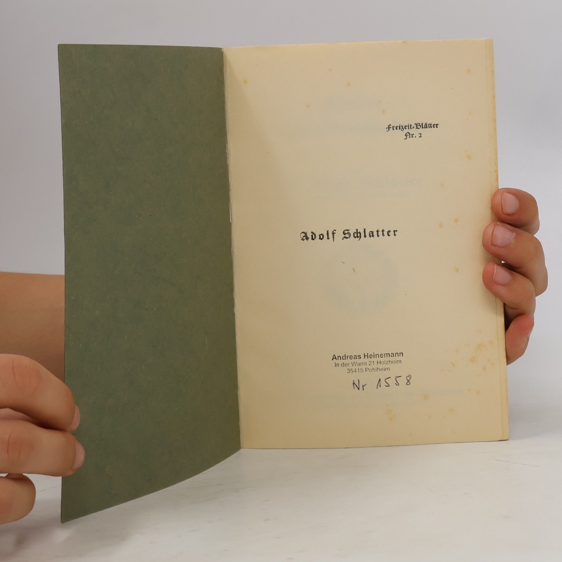 Adolf Schlatter Die Botschaft des Paulus