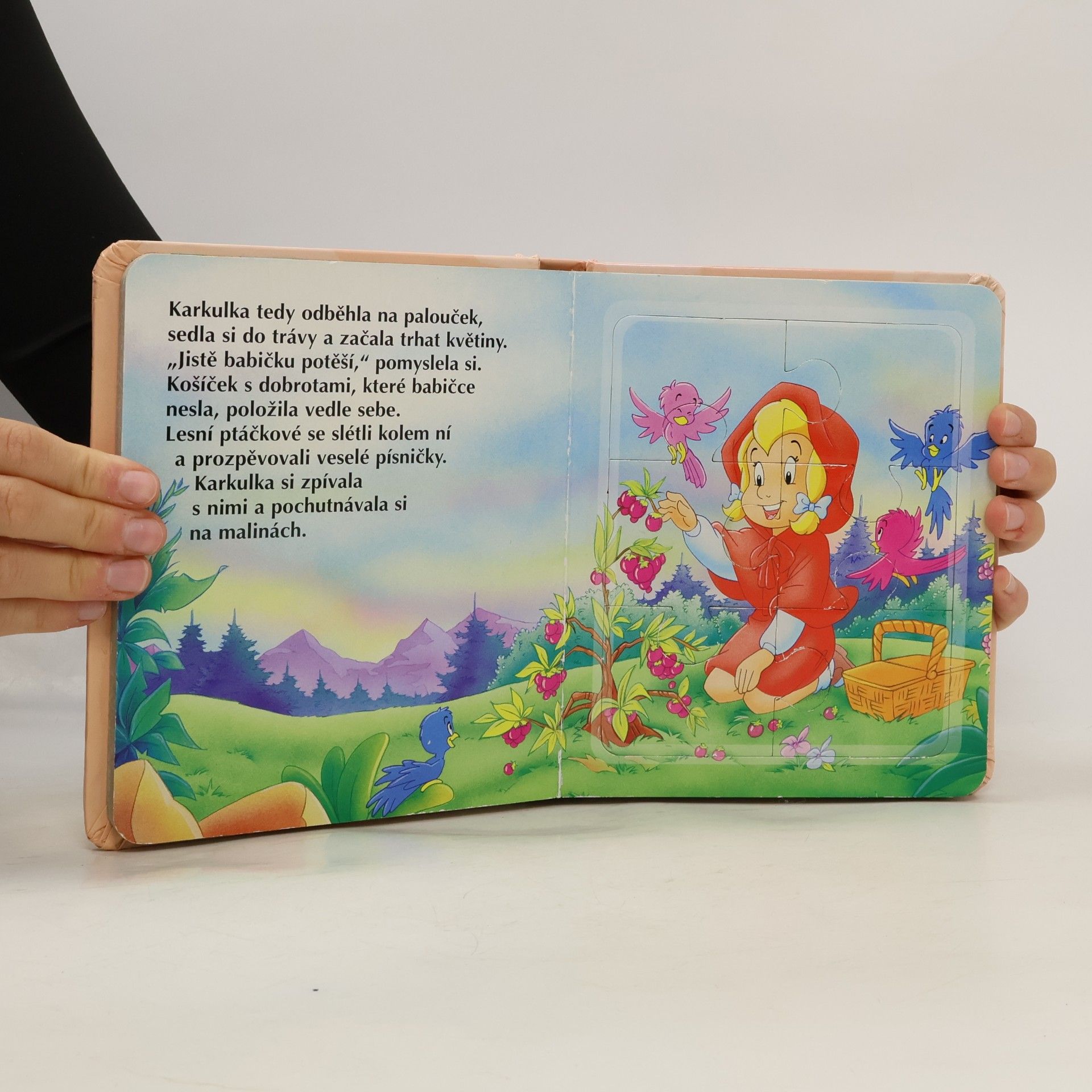 Kolektiv autorů Červená Karkulka. Pohádka s puzzle
