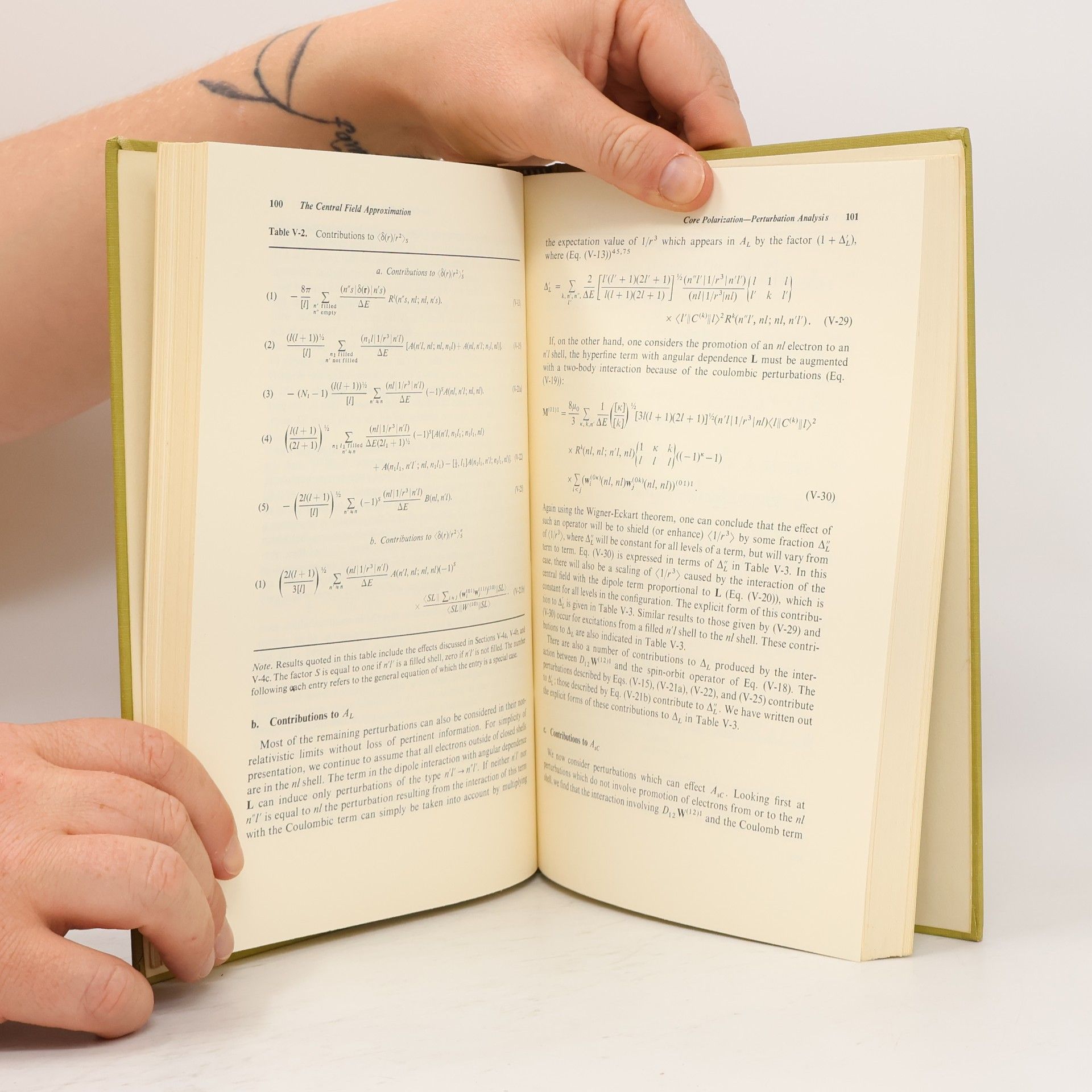 Lloyd Armstrong, Jr. Theory of the hyperfine structure of free atoms