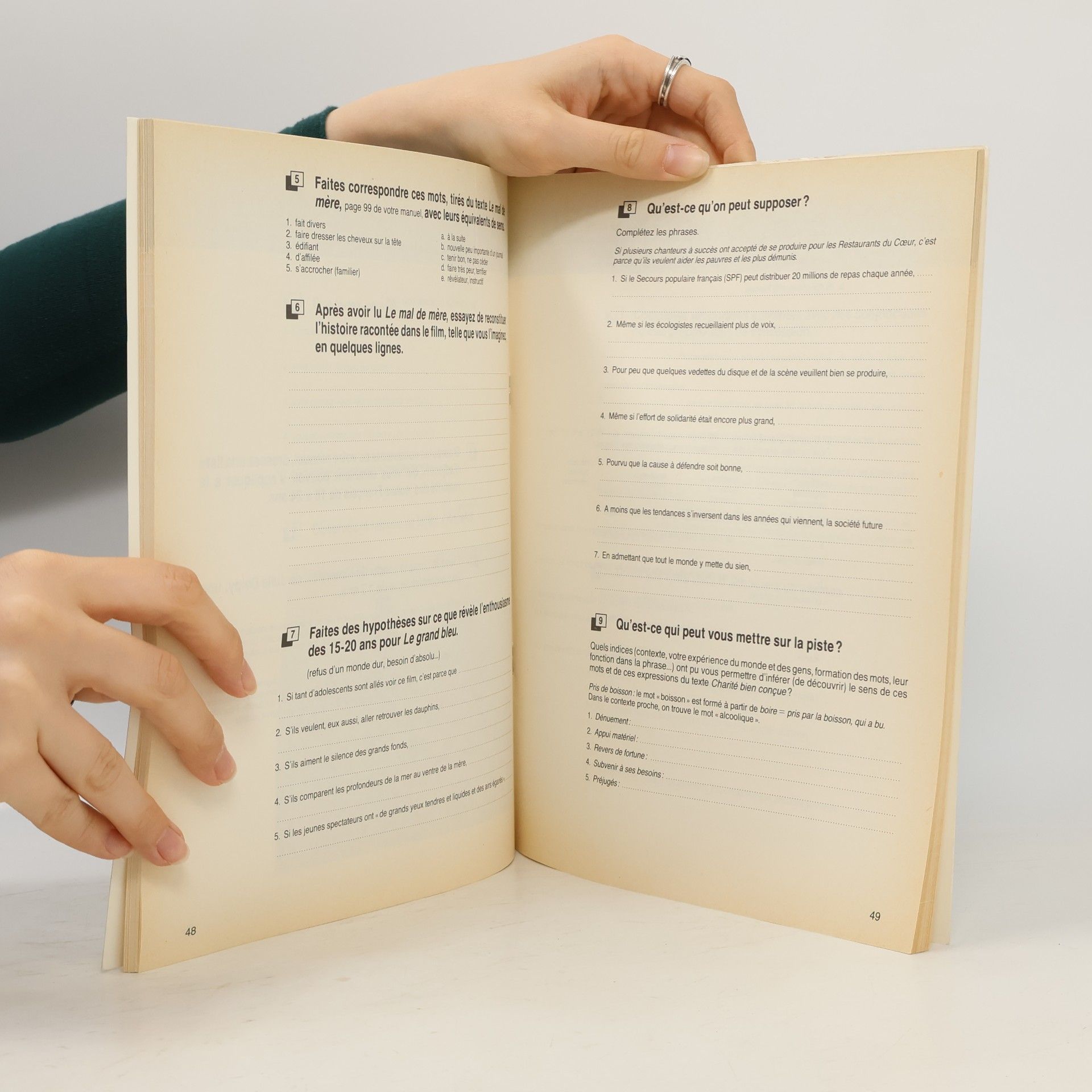 Guy Capelle Espaces 3: Cahier d'exercices