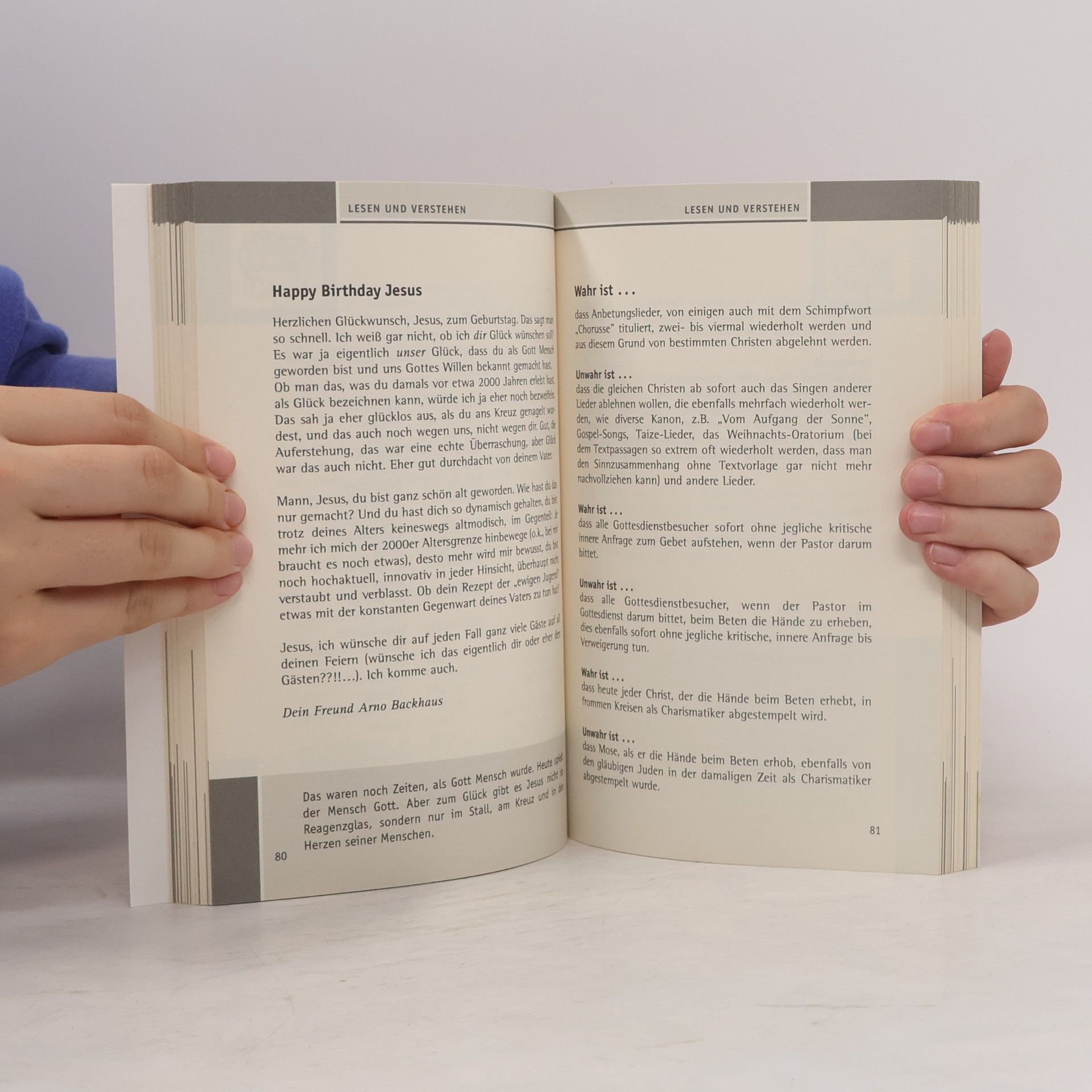 Arno Backhaus Bibel dir deine Meinung