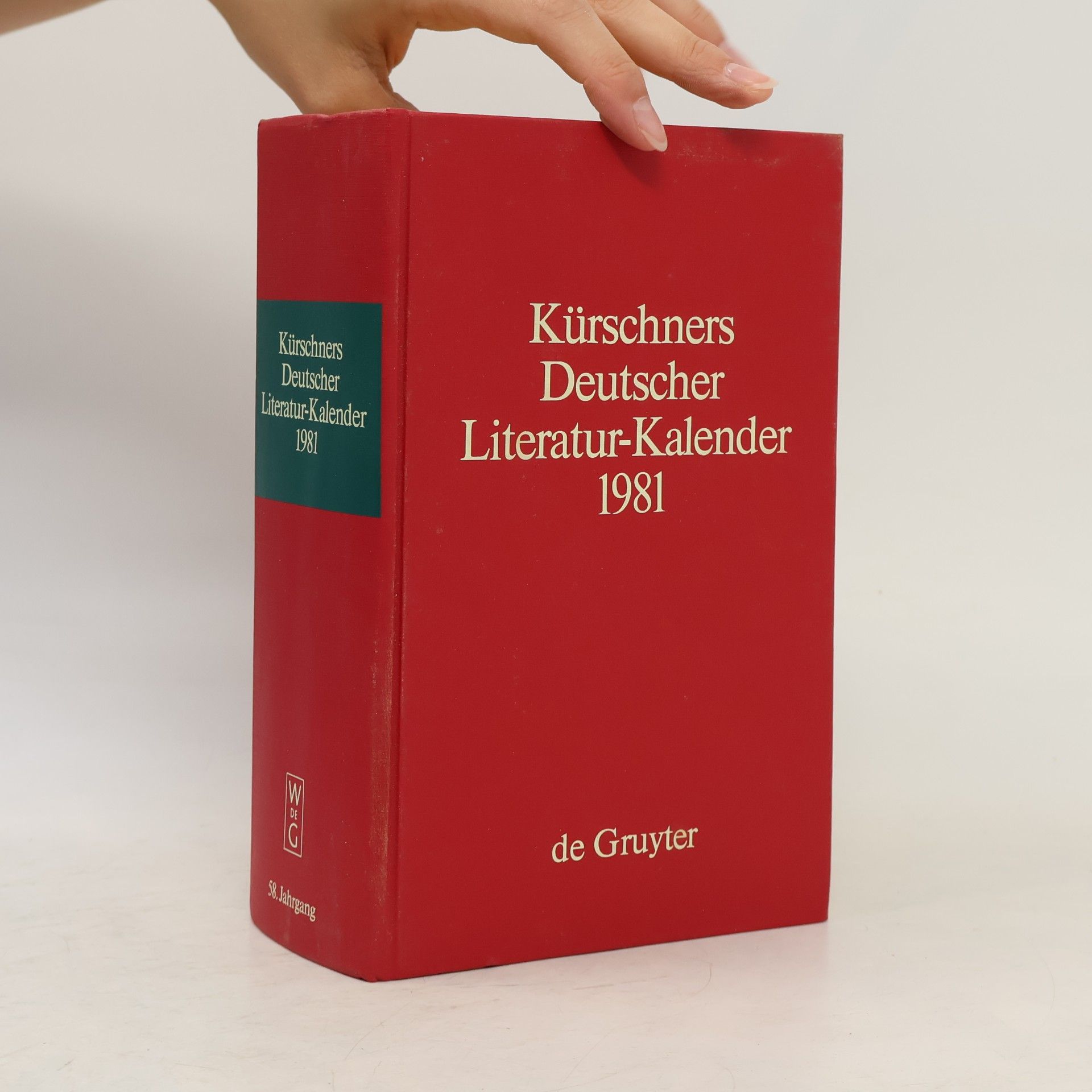 Werner Schuder Kürschners Deutscher Literatur-Kalender 1981