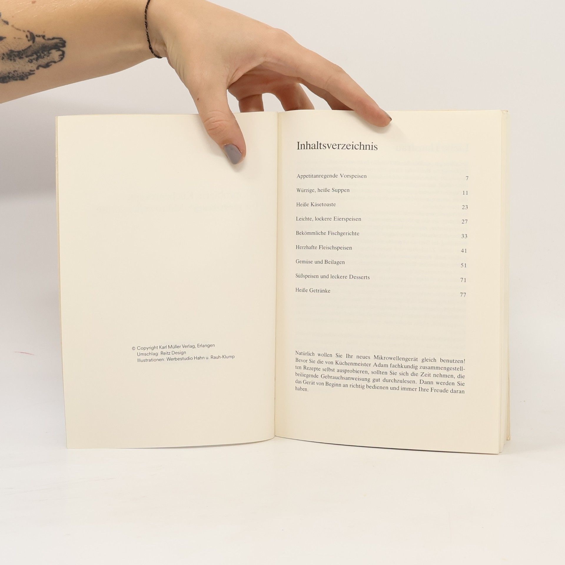 Karl Adam Mikrowellen Kochbuch