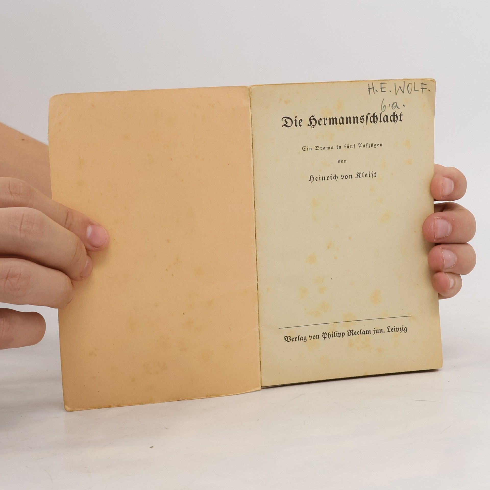 Heinrich von Kleist Die Hermannsschlacht