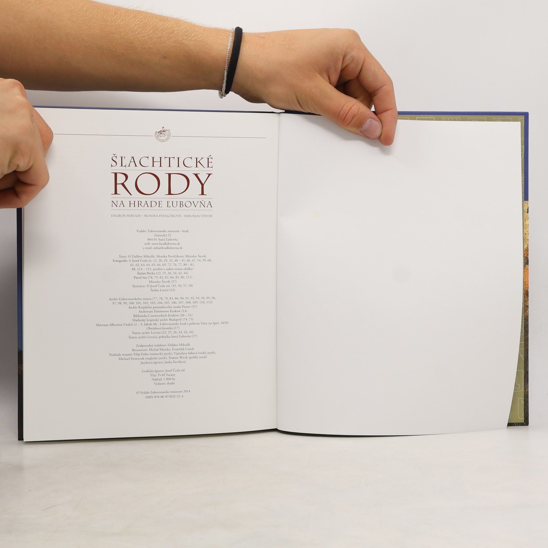 Dalibor Mikulík Šľachtické rody na Hrade Ľubovňa