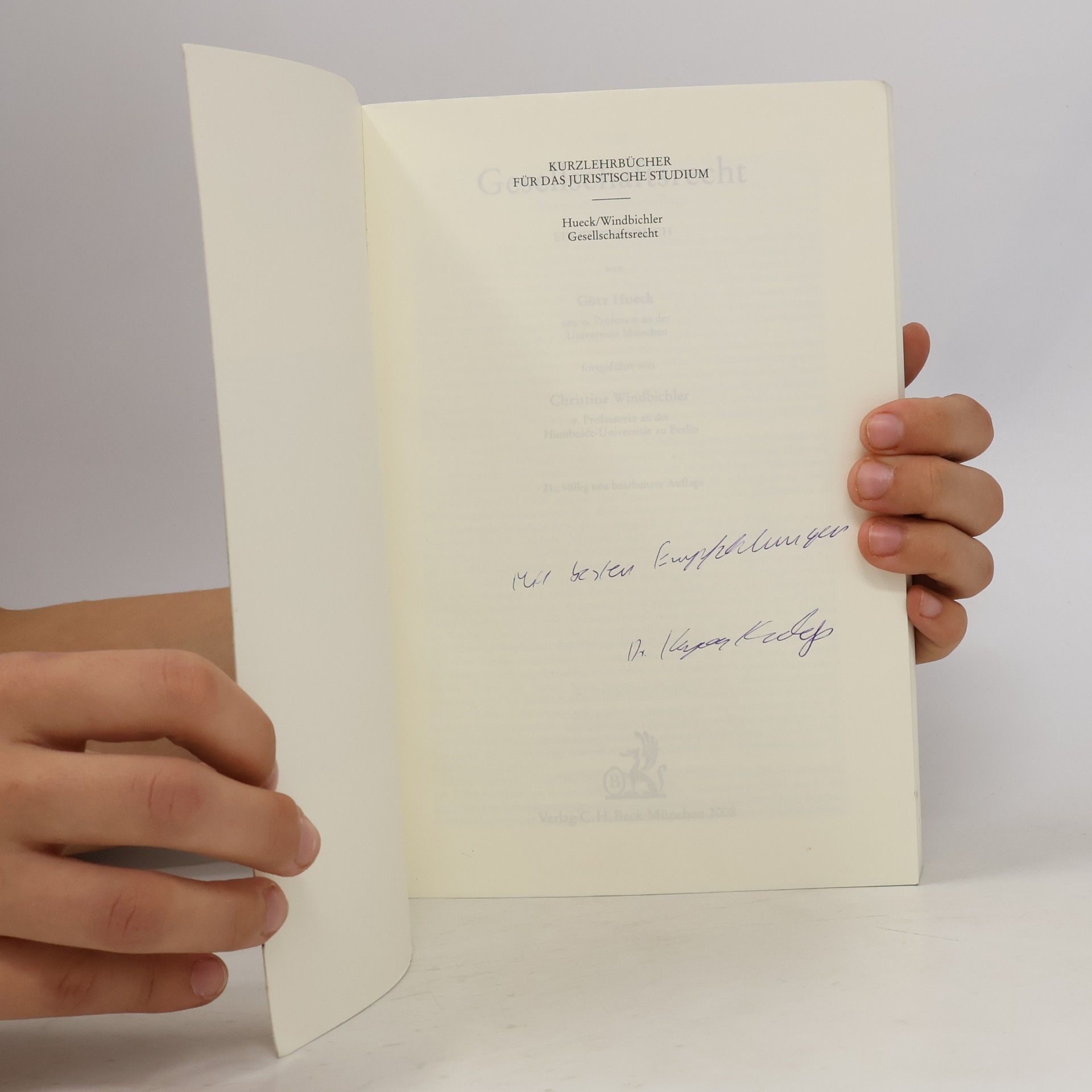 Götz Hueck Gesellschaftsrecht