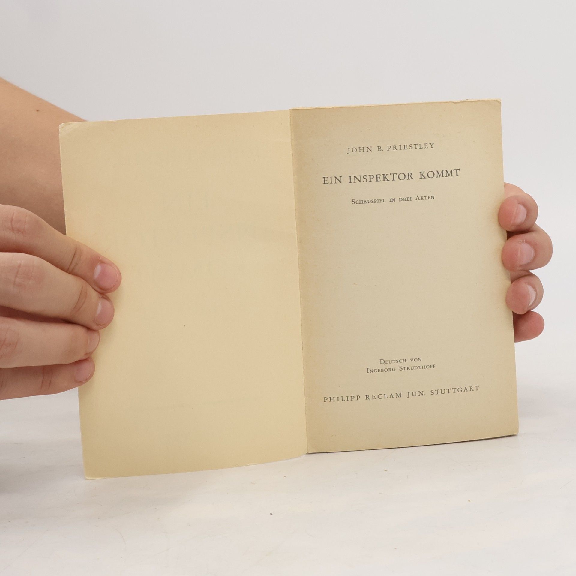 John Priestley Ein Inspektor kommt
