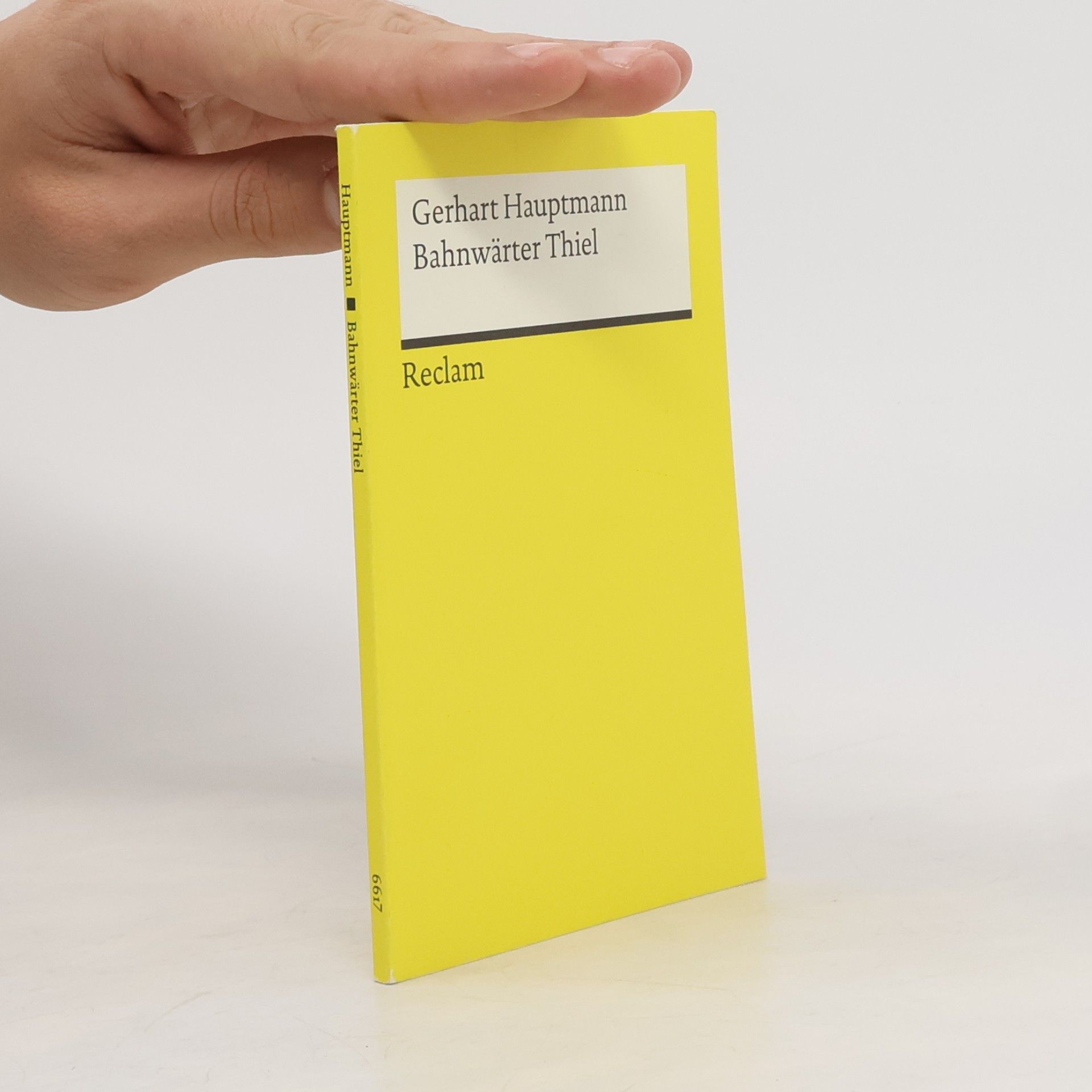 Gerhart Hauptmann Bahnwärter Thiel