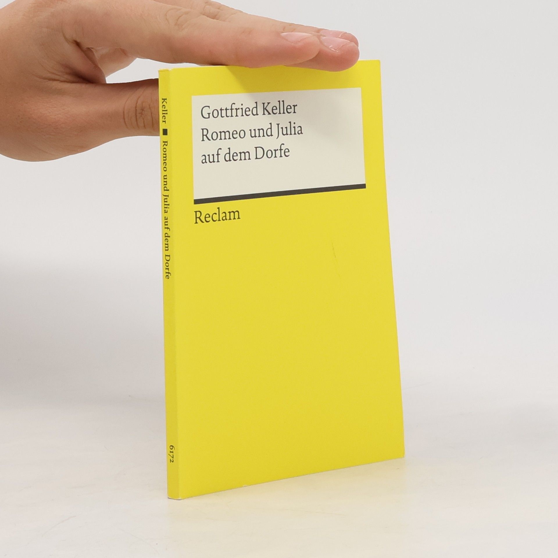 Gottfried Keller Romeo und Julia auf dem Dorfe
