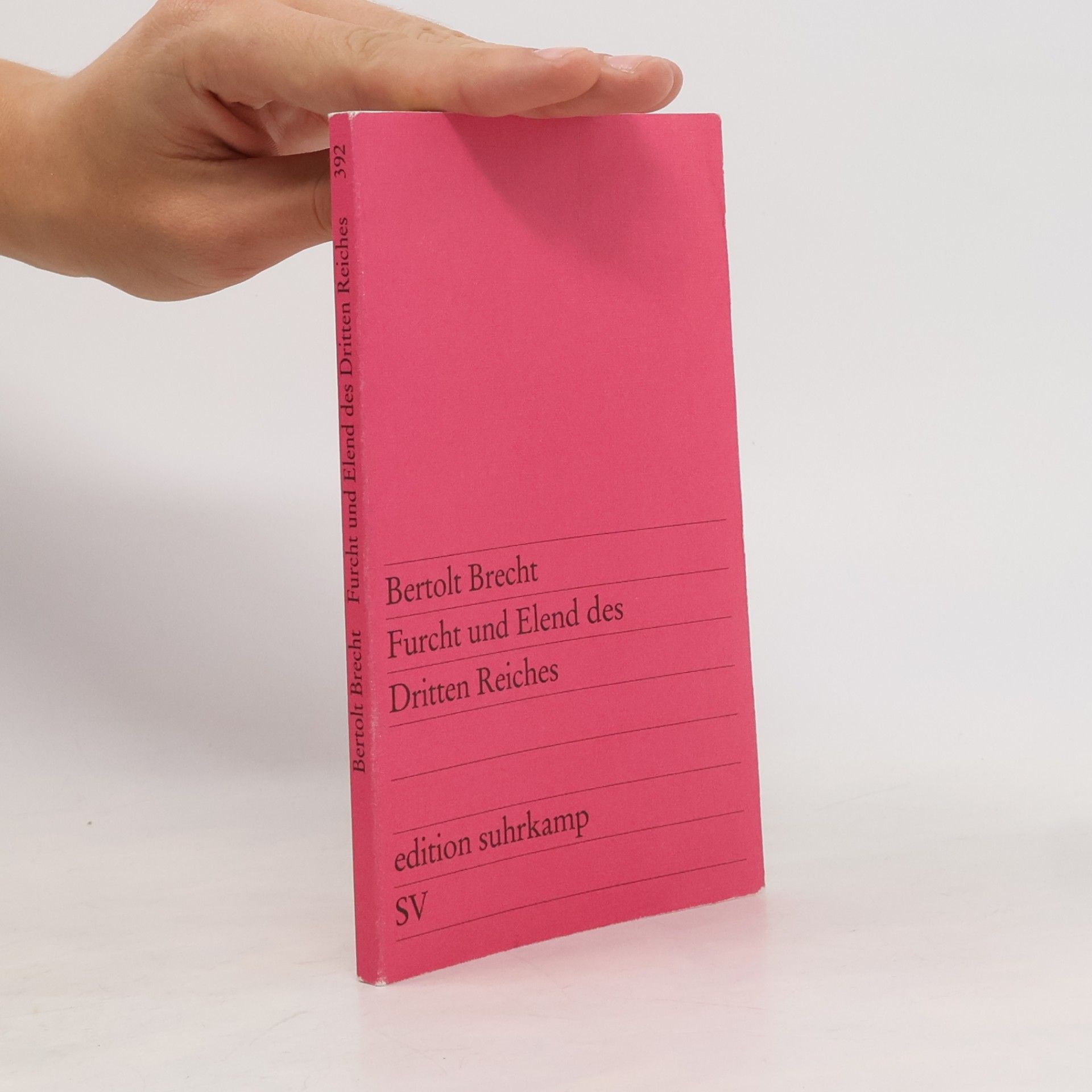 Bertolt Brecht Furcht und Elend des Dritten Reiches