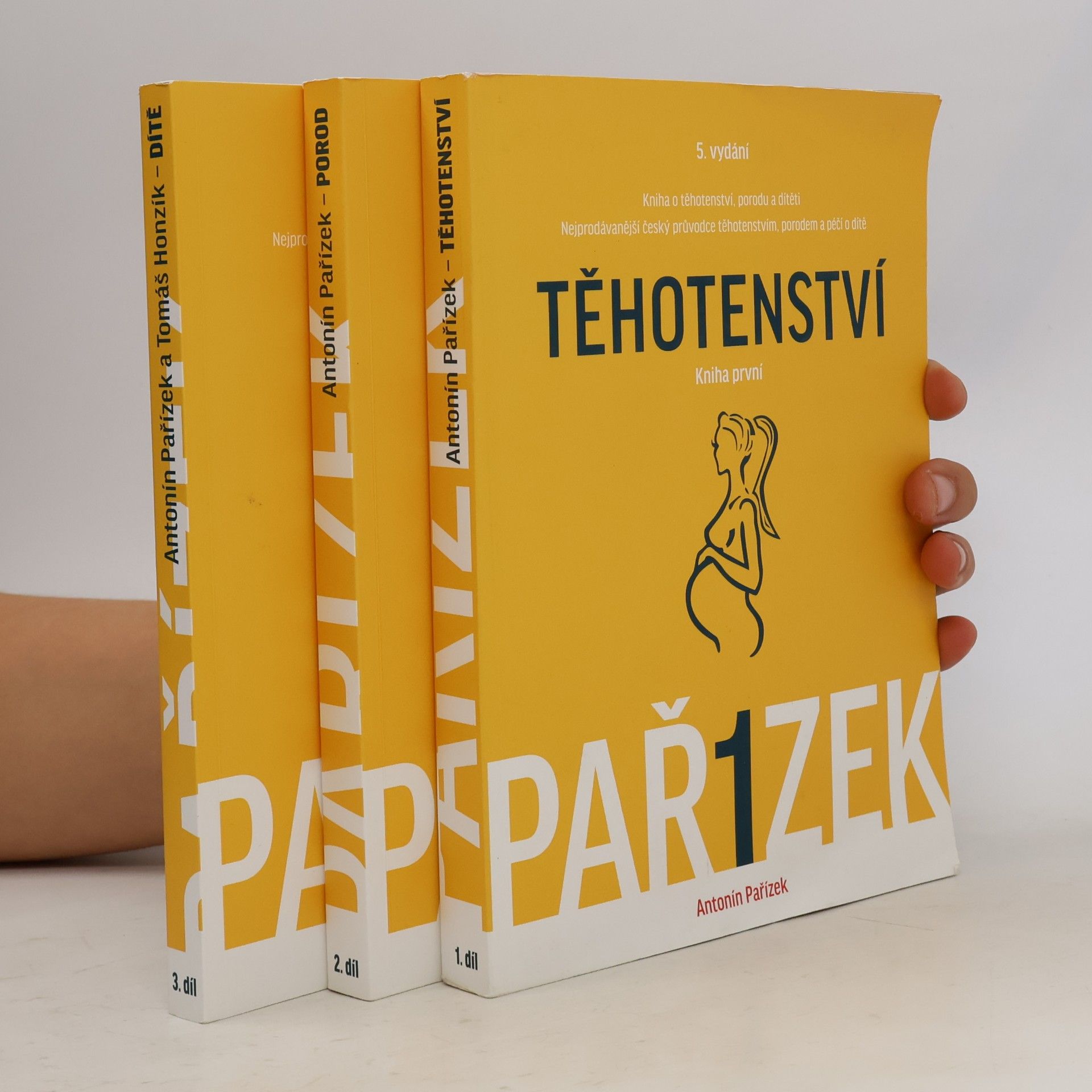 Antonín Pařízek Kniha o těhotenství, porodu a dítěti 1-3