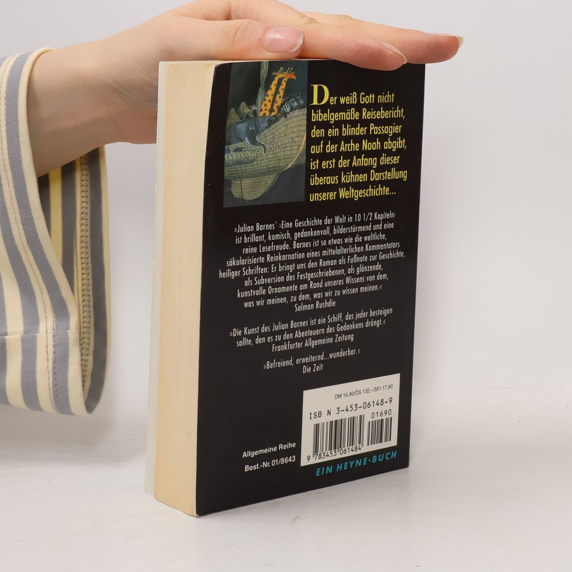 Julian Barnes Eine Geschichte der Welt in 10 1/2 Kapiteln